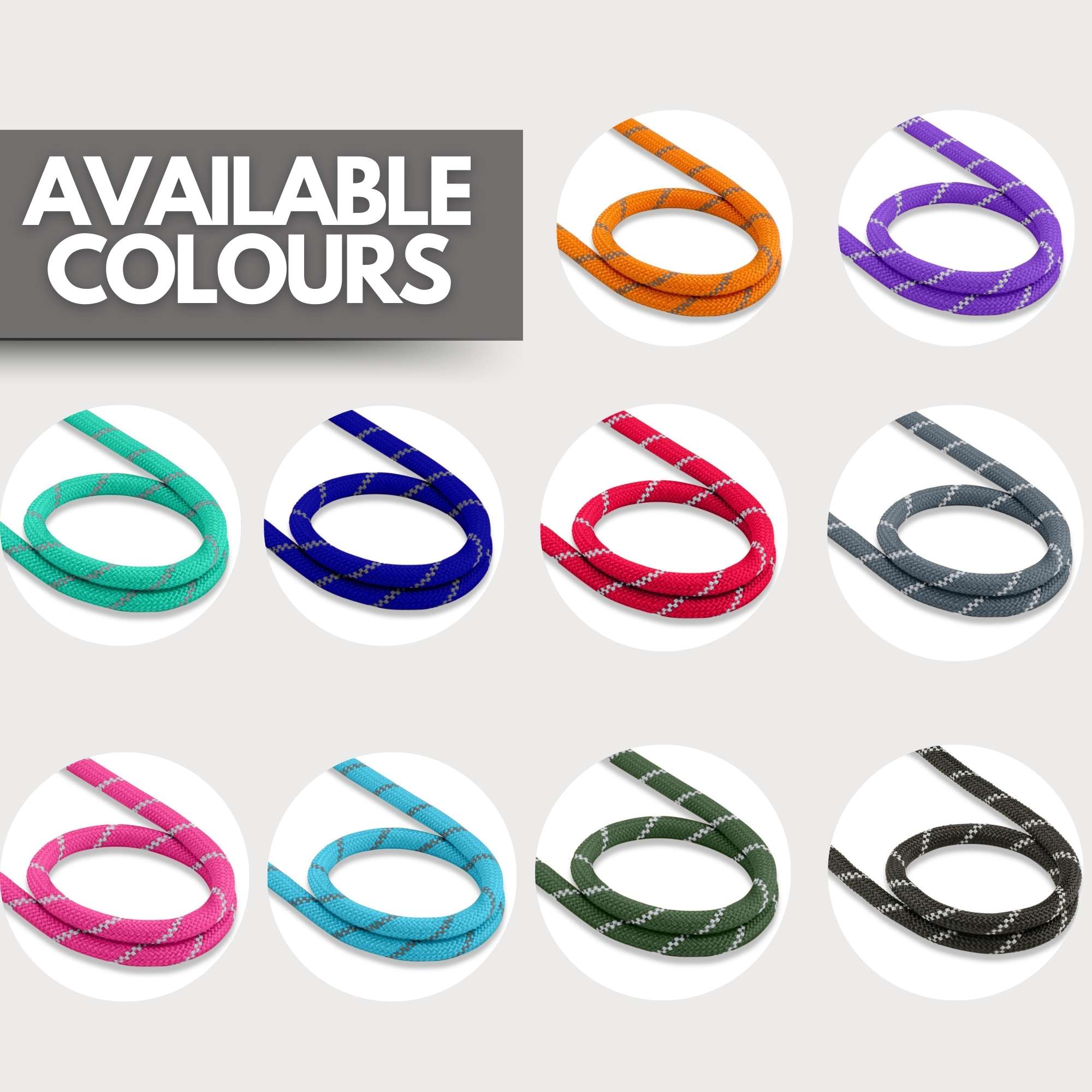 Black Rope Lead - Sweetie
