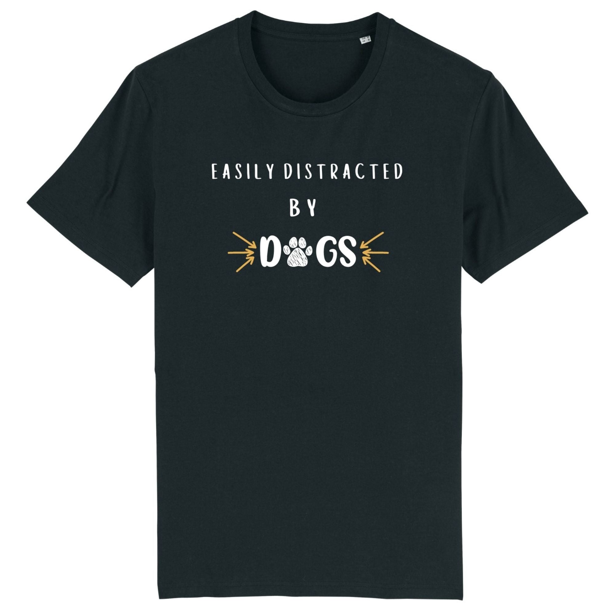 Easily Distracted by Dogs Organic T-Shirt - Sweetie