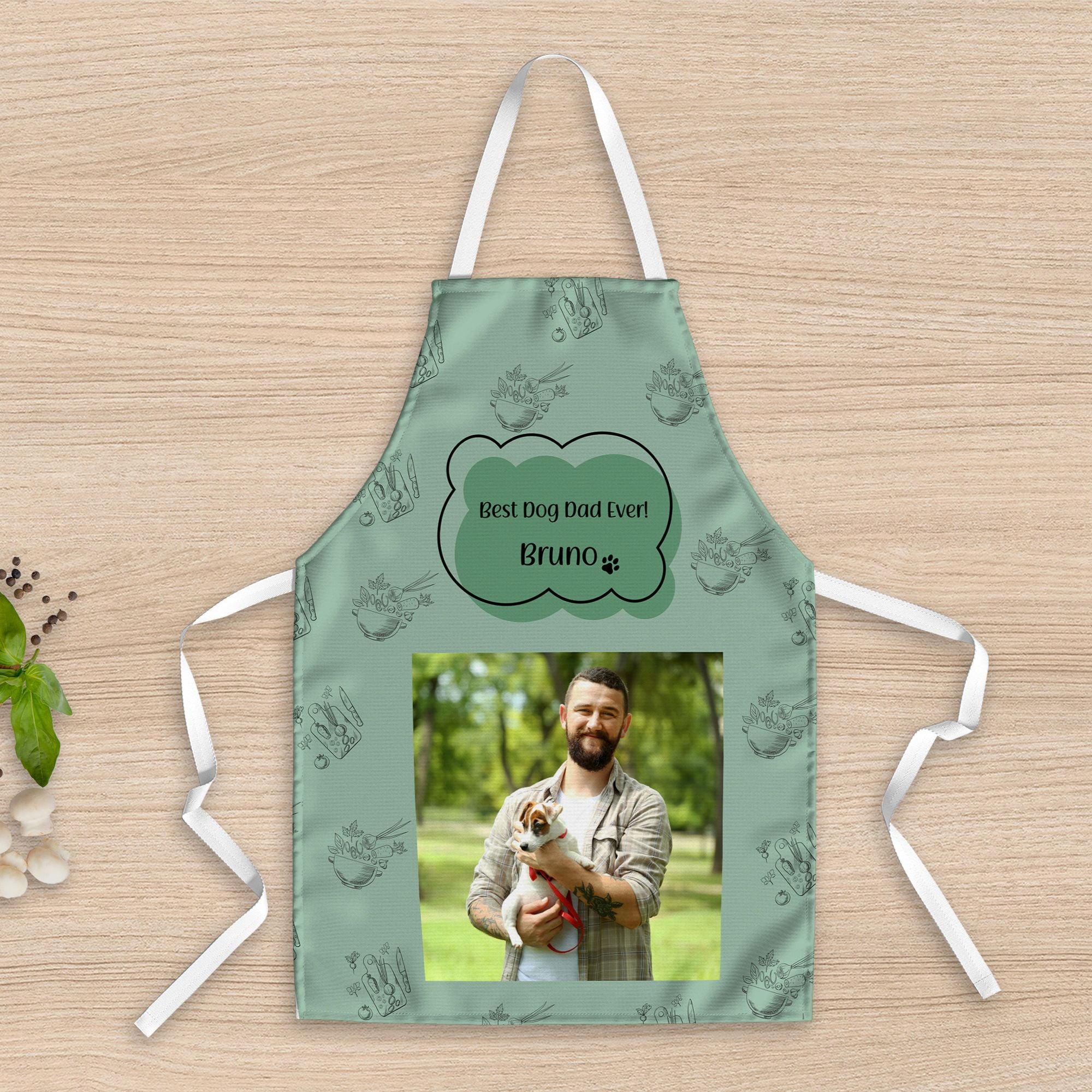 Personalised Apron-Best Dog Dad Ever - Sweetie