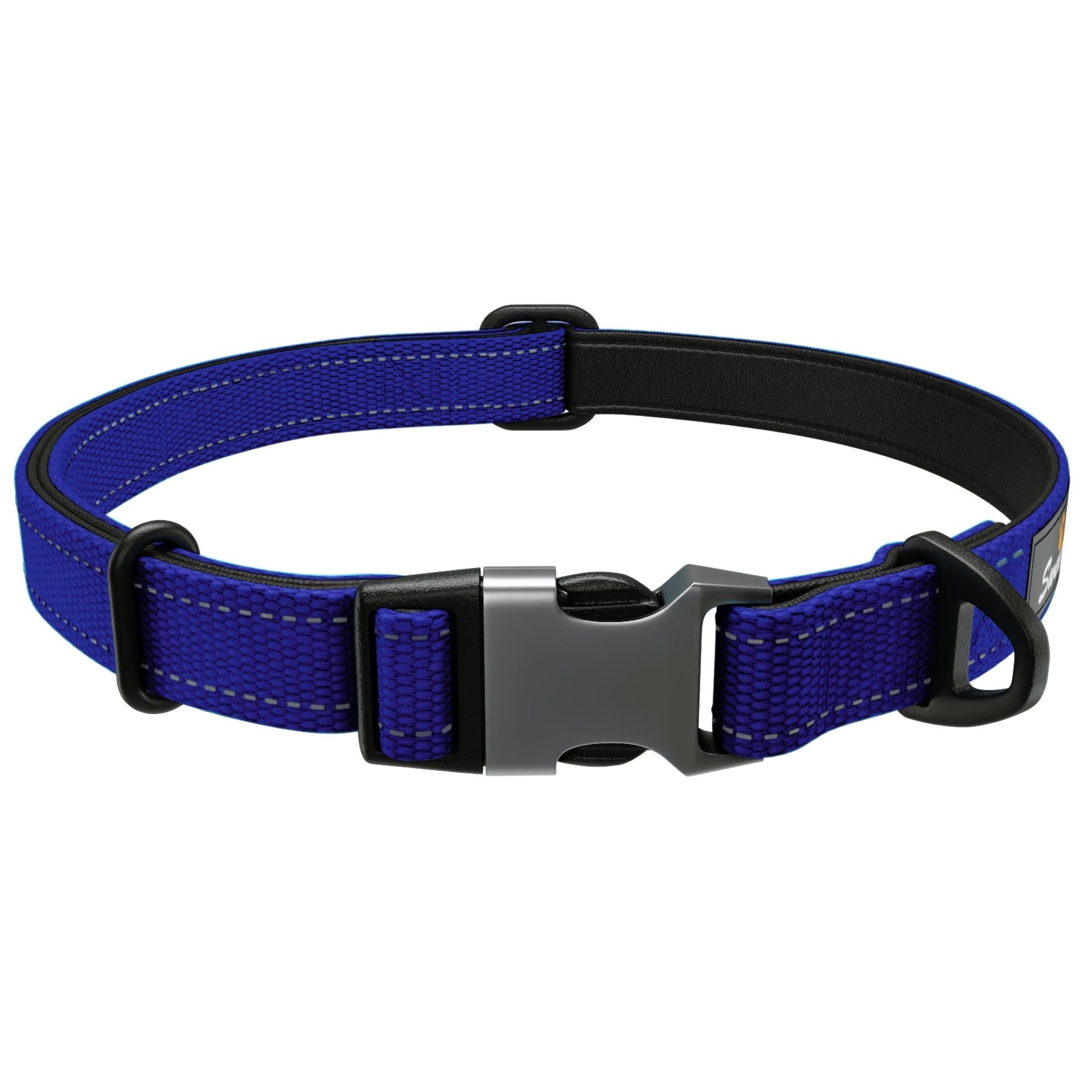 Nautical Navy Blue Padded Collar