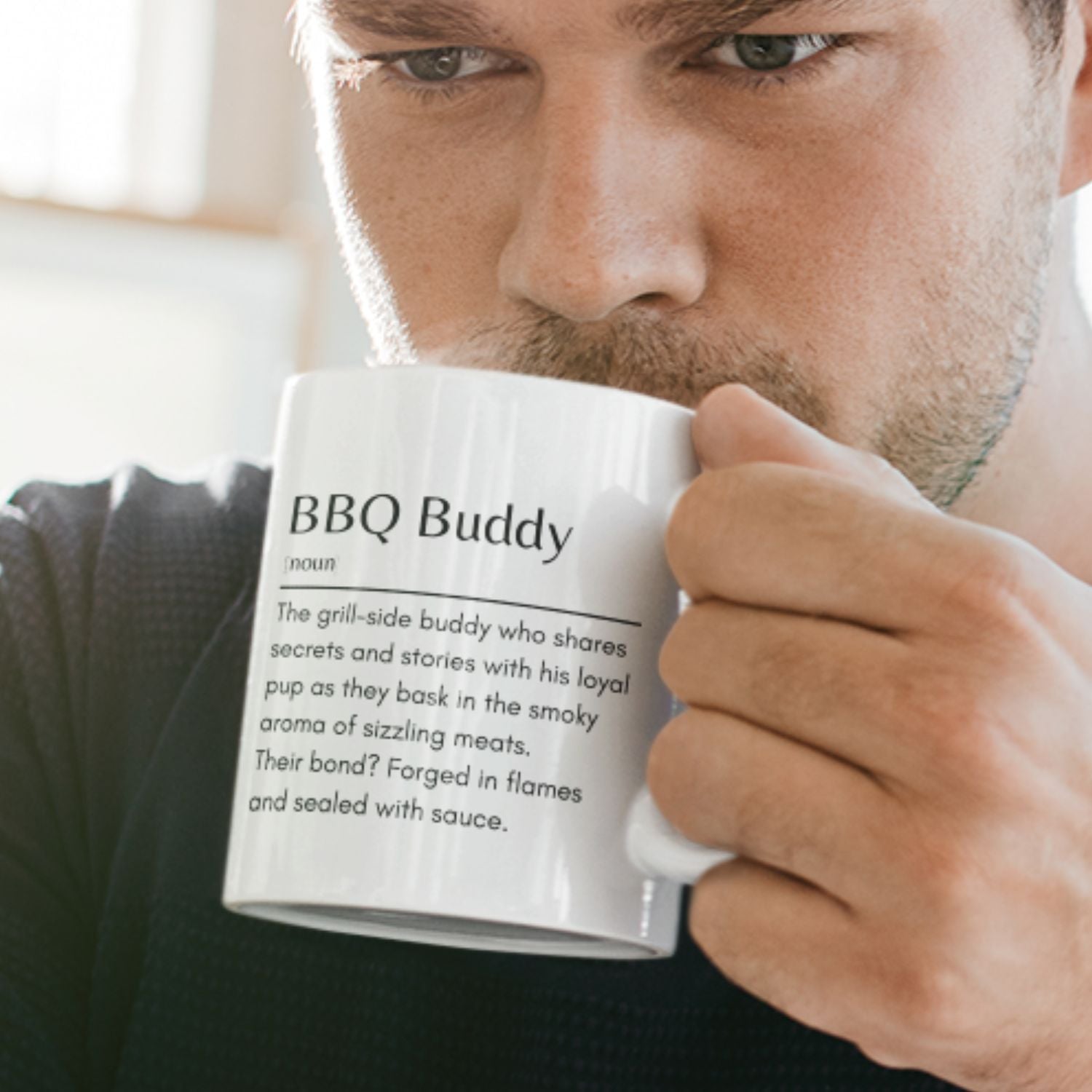 BBQ Buddy Mug Definition -11oz White Mug - Sweetie