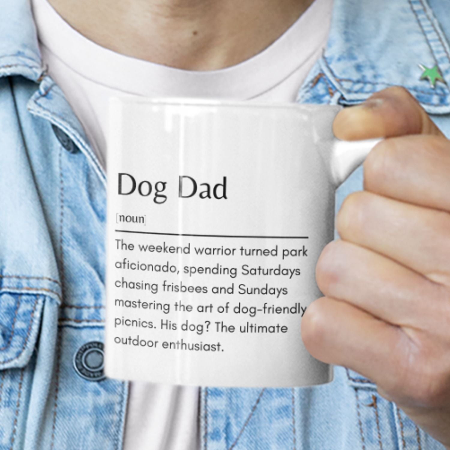 Dog Dad -Weekend Warrior Mug Definition -11oz White Mug - Sweetie