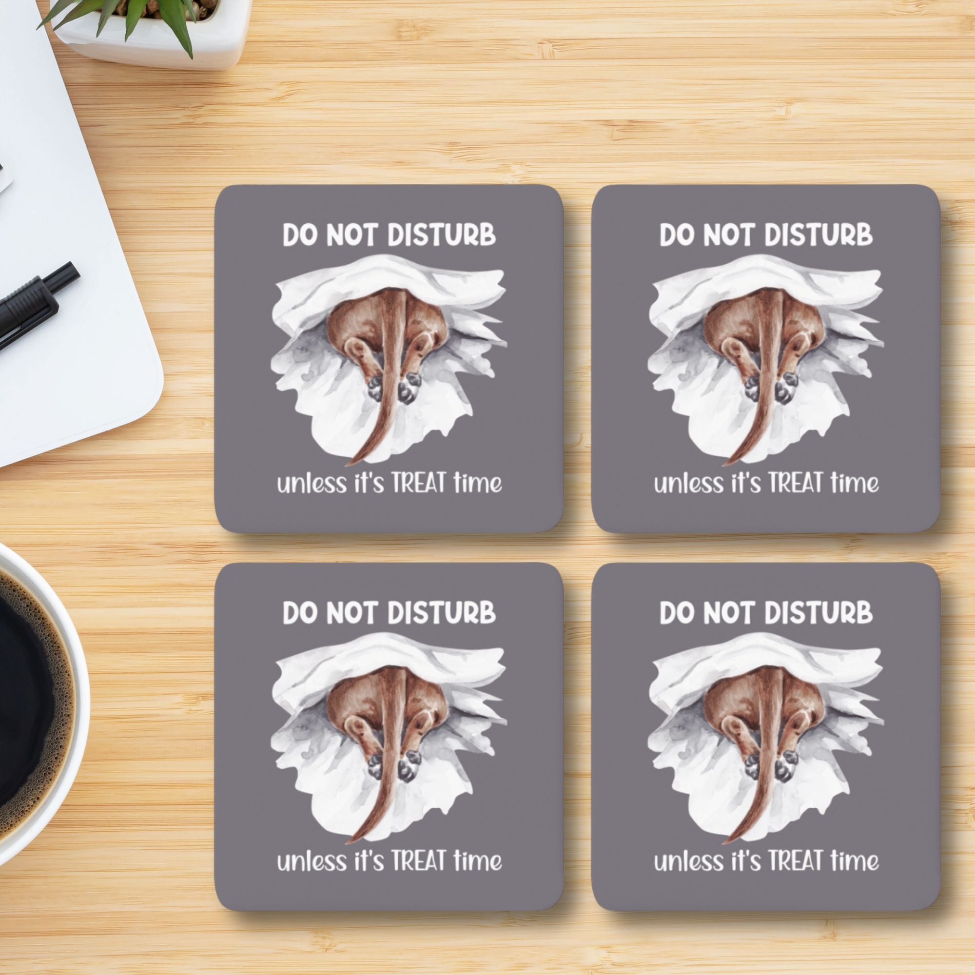 Do Not Disturb Coasters Dog Lover Gift - Sweetie