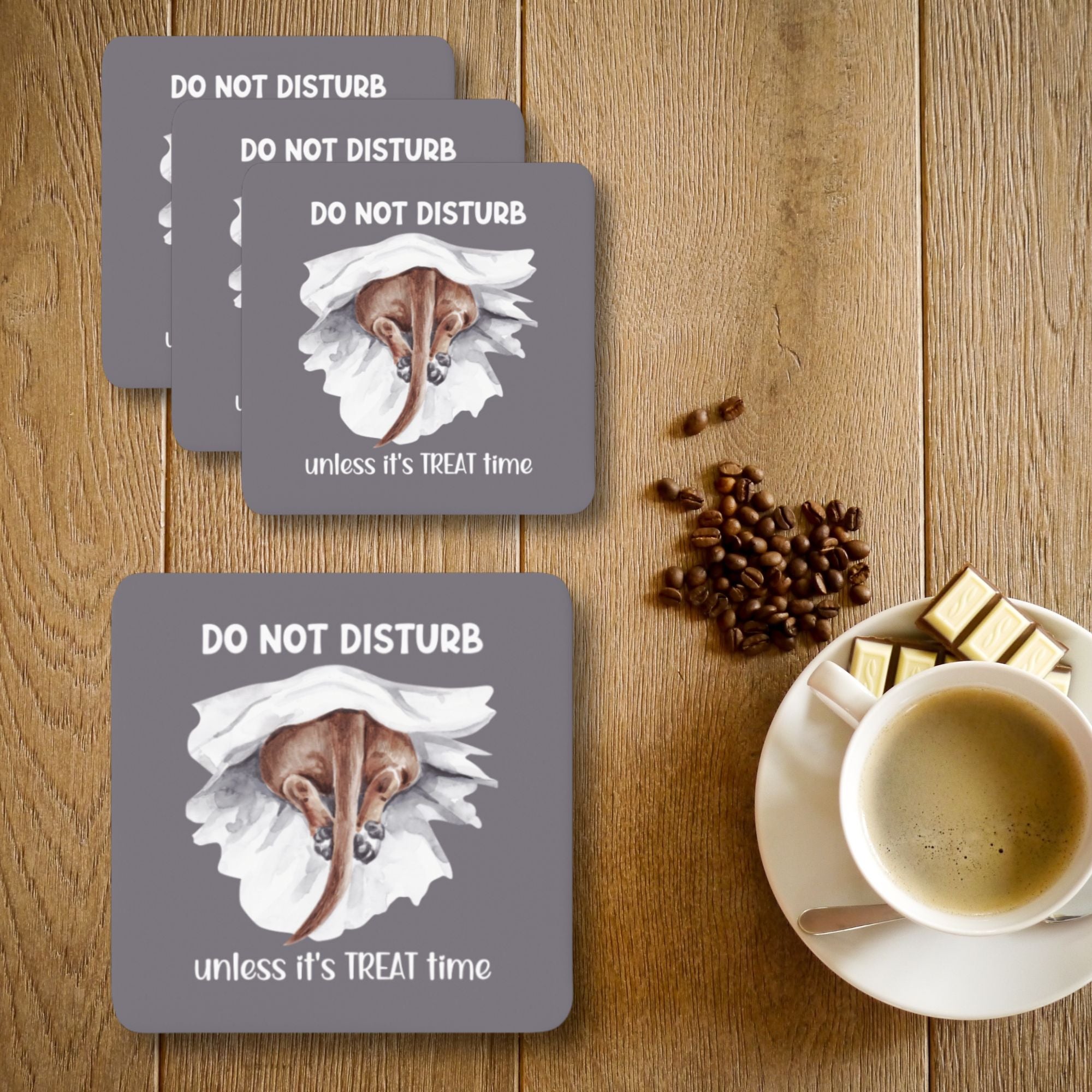 Do Not Disturb Coasters Dog Lover Gift - Sweetie