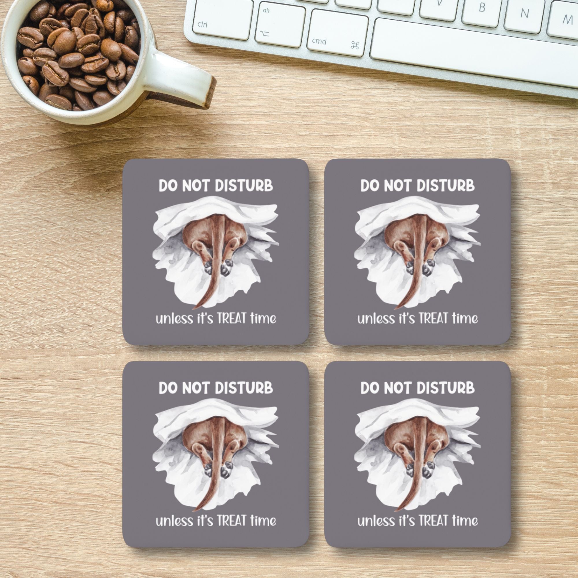 Do Not Disturb Coasters Dog Lover Gift - Sweetie