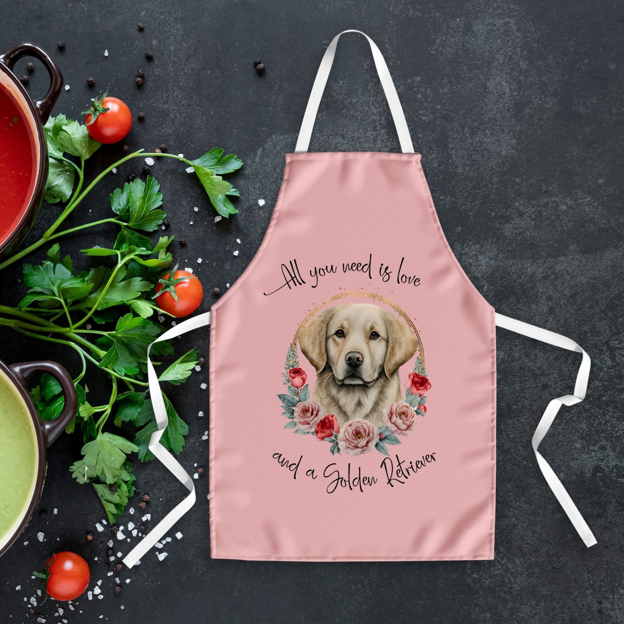 Dog Lover Apron-All you need is love - Sweetie