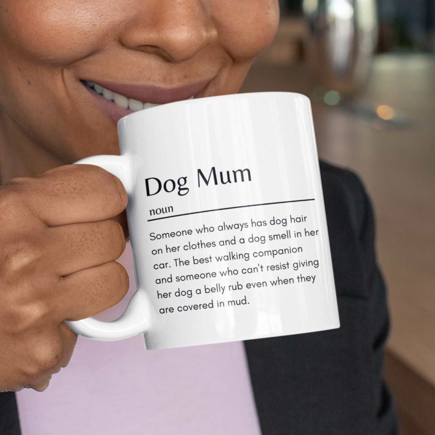 Dog Mum Definition Mug, Best Funny Mug Gift - Sweetie