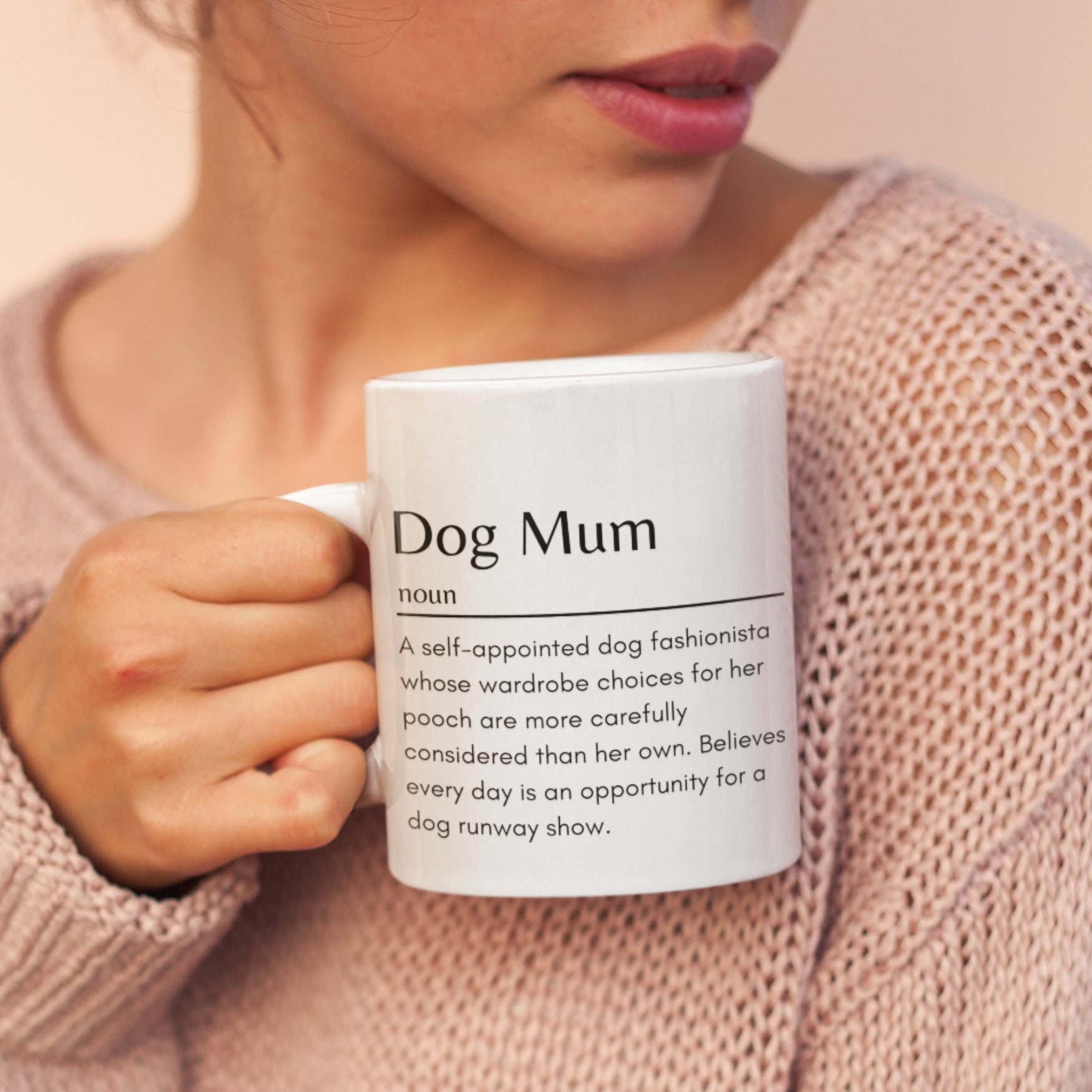 Dog Mum Fashionista Definition Mug, Best Mug Gift - Sweetie