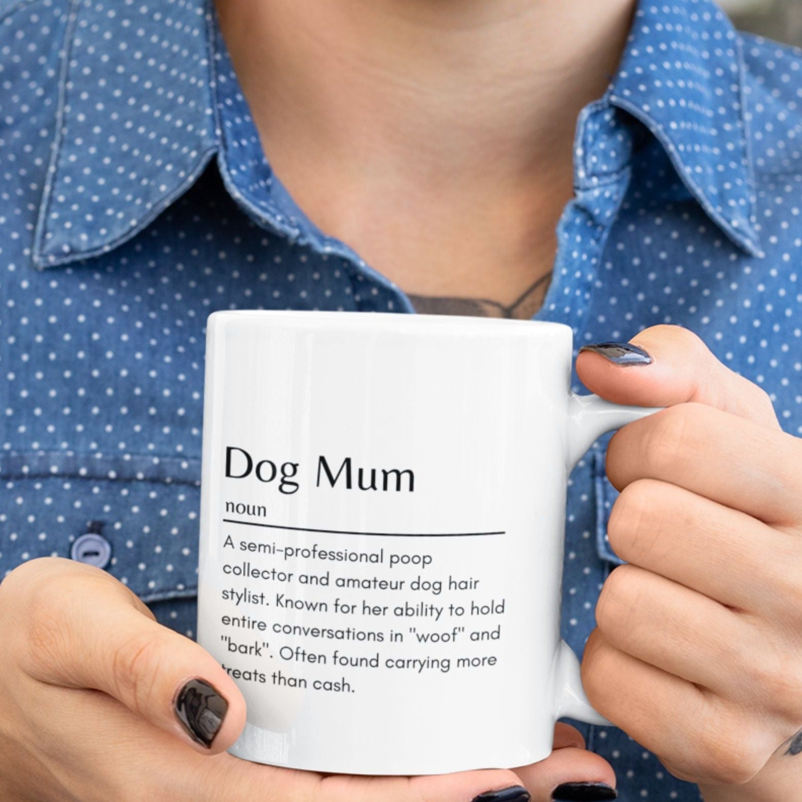 Dog Mum Poop Collector Definition Mug, Best Mug Gift - Sweetie