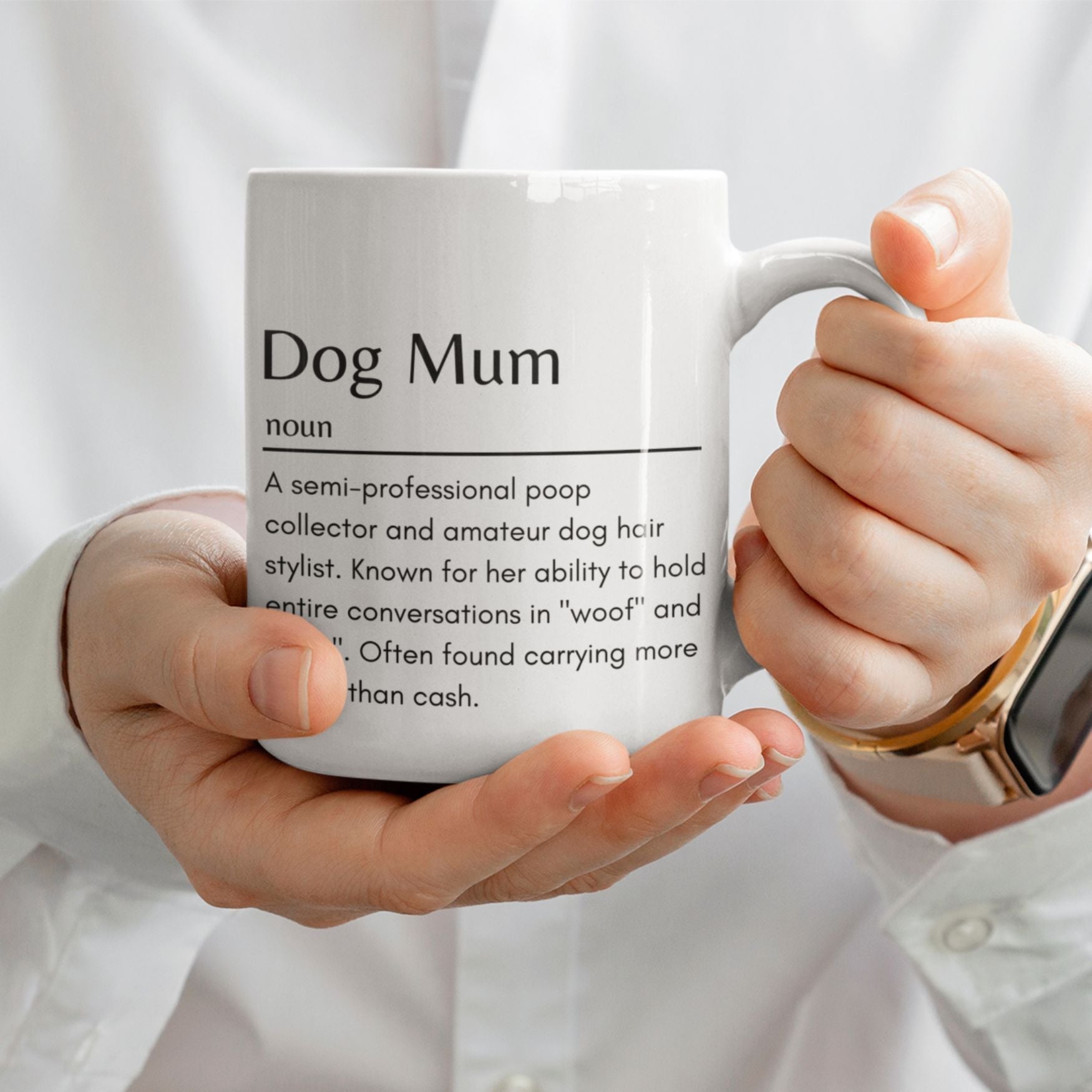 Dog Mum Poop Collector Definition Mug, Best Mug Gift - Sweetie