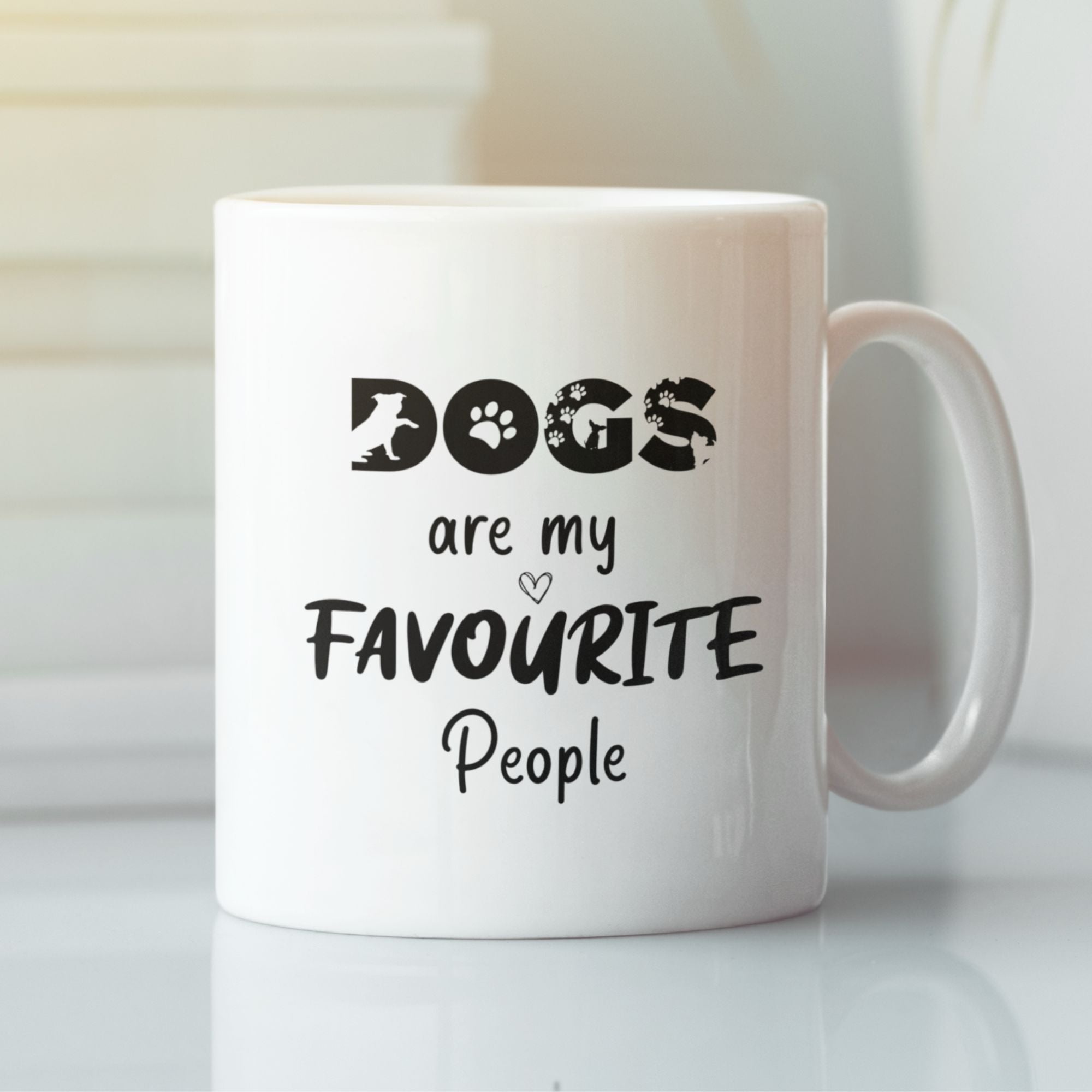 Dogs are my favourite people - 11 oz Mug - Sweetie