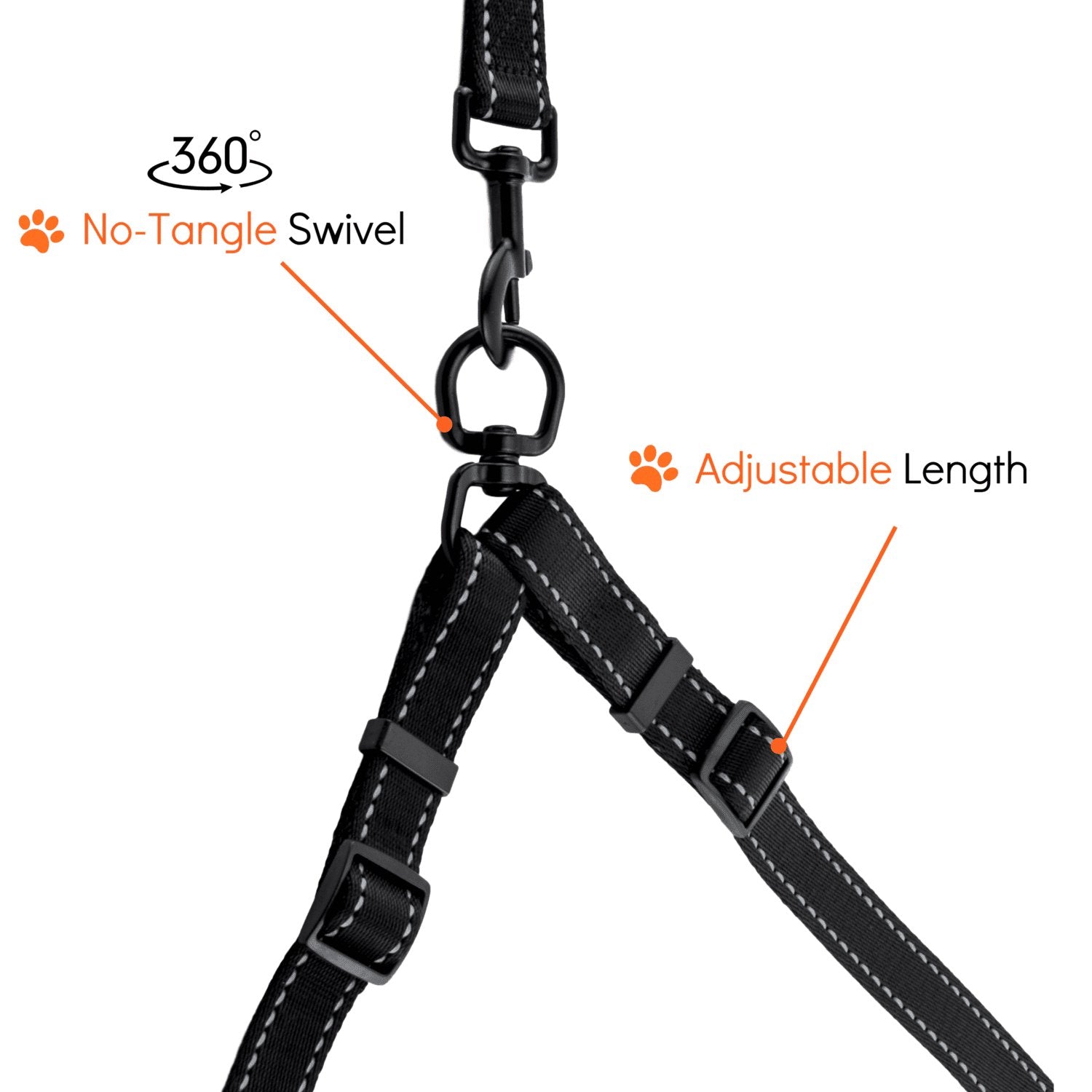 Double Dog Lead Adjustable - Sweetie