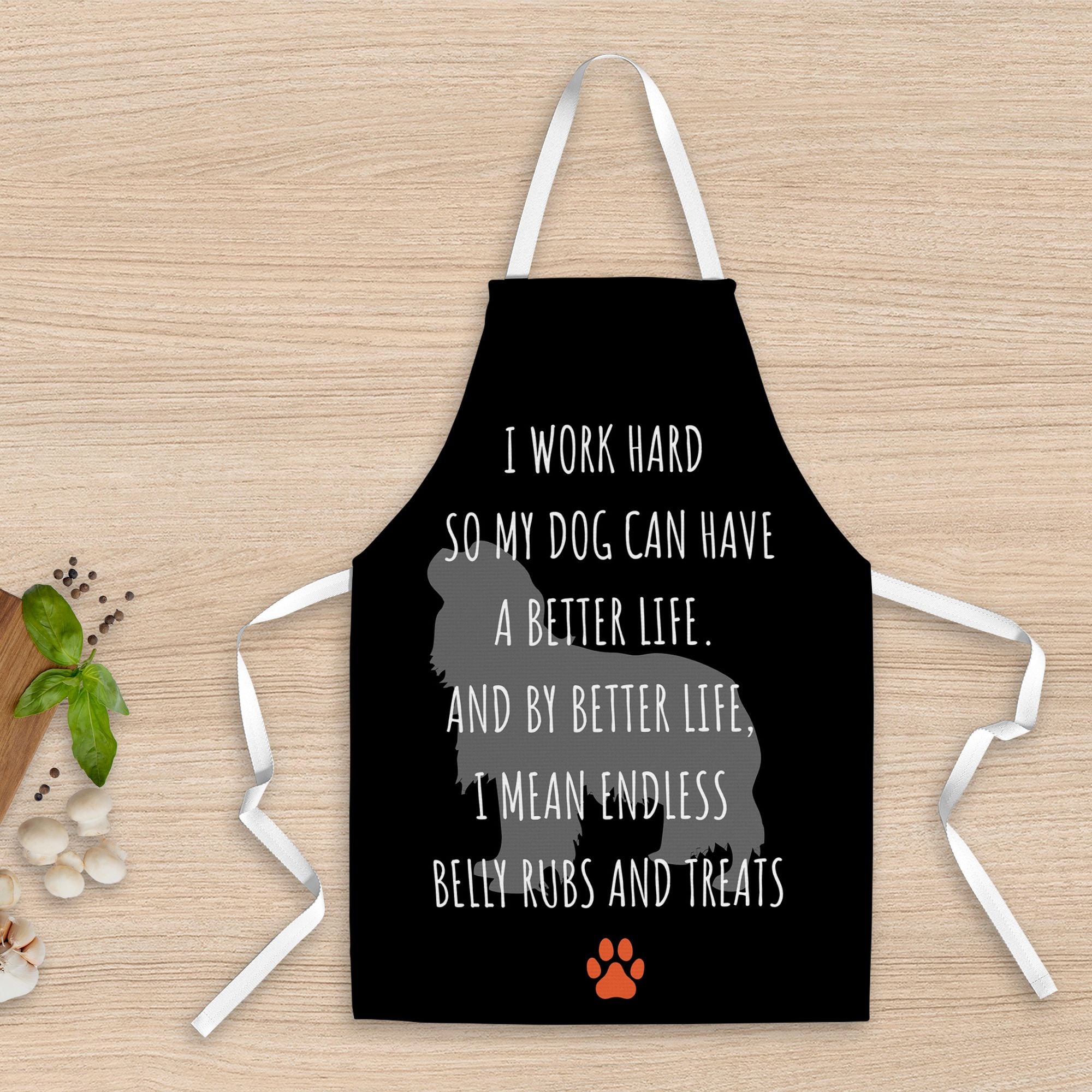 Funny Apron Dog Lover Gift - Sweetie