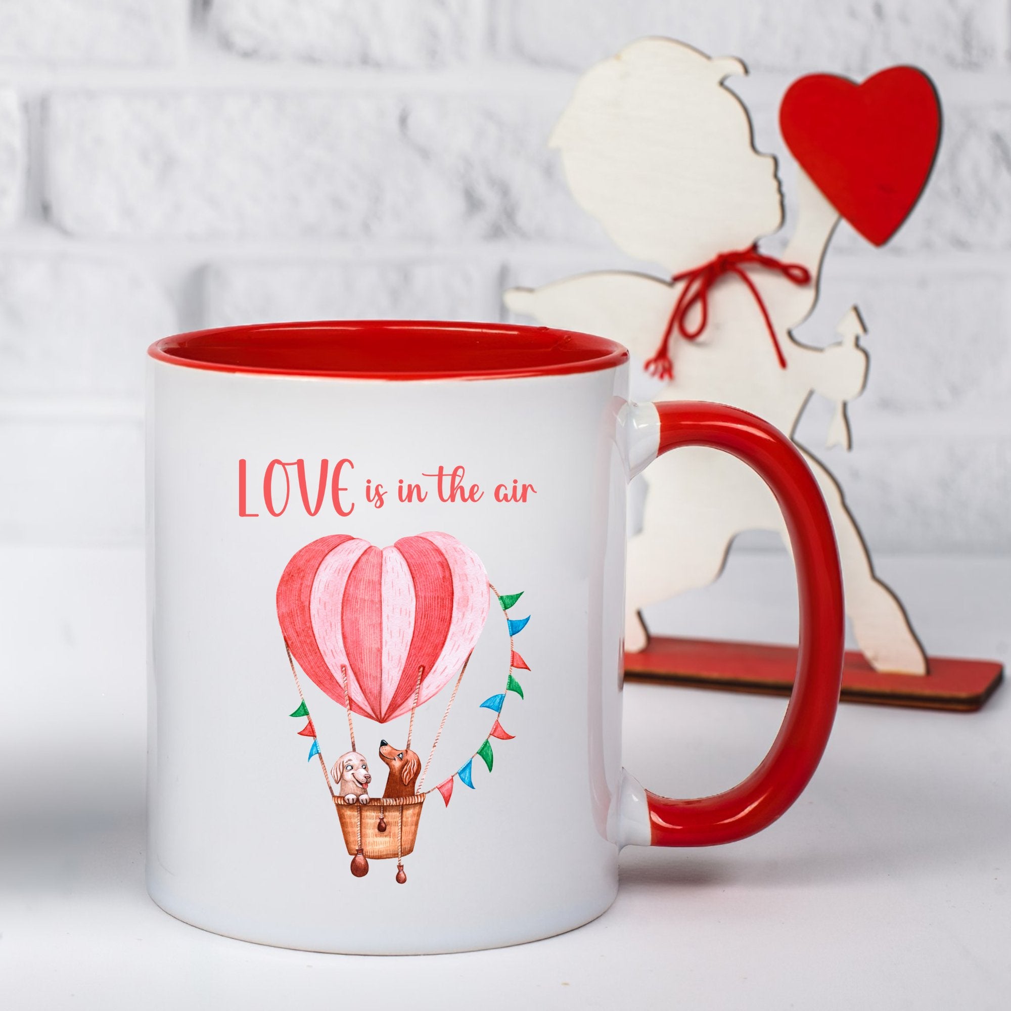 Love is in the air Mug, 11oz Ceramic Mug - Sweetie