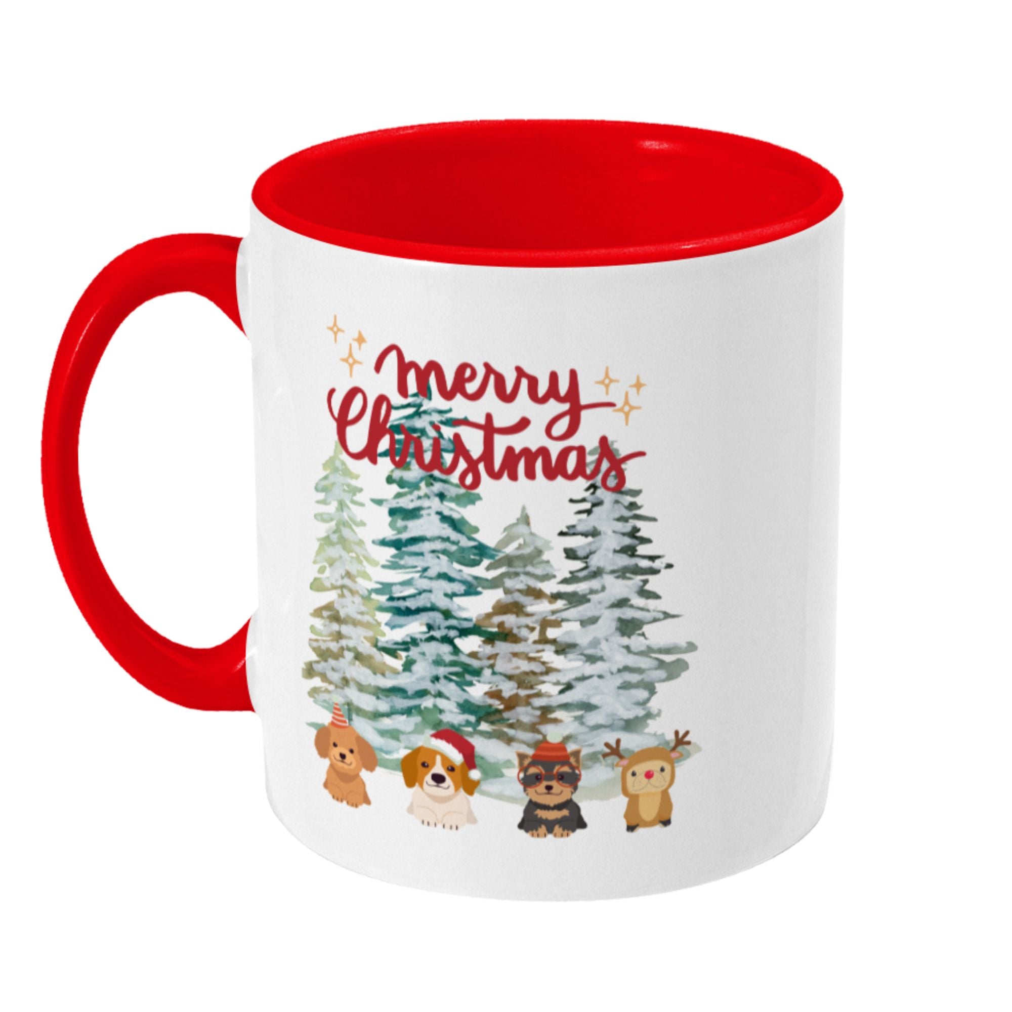 Merry Christmas Puppies Mug Gift - Sweetie