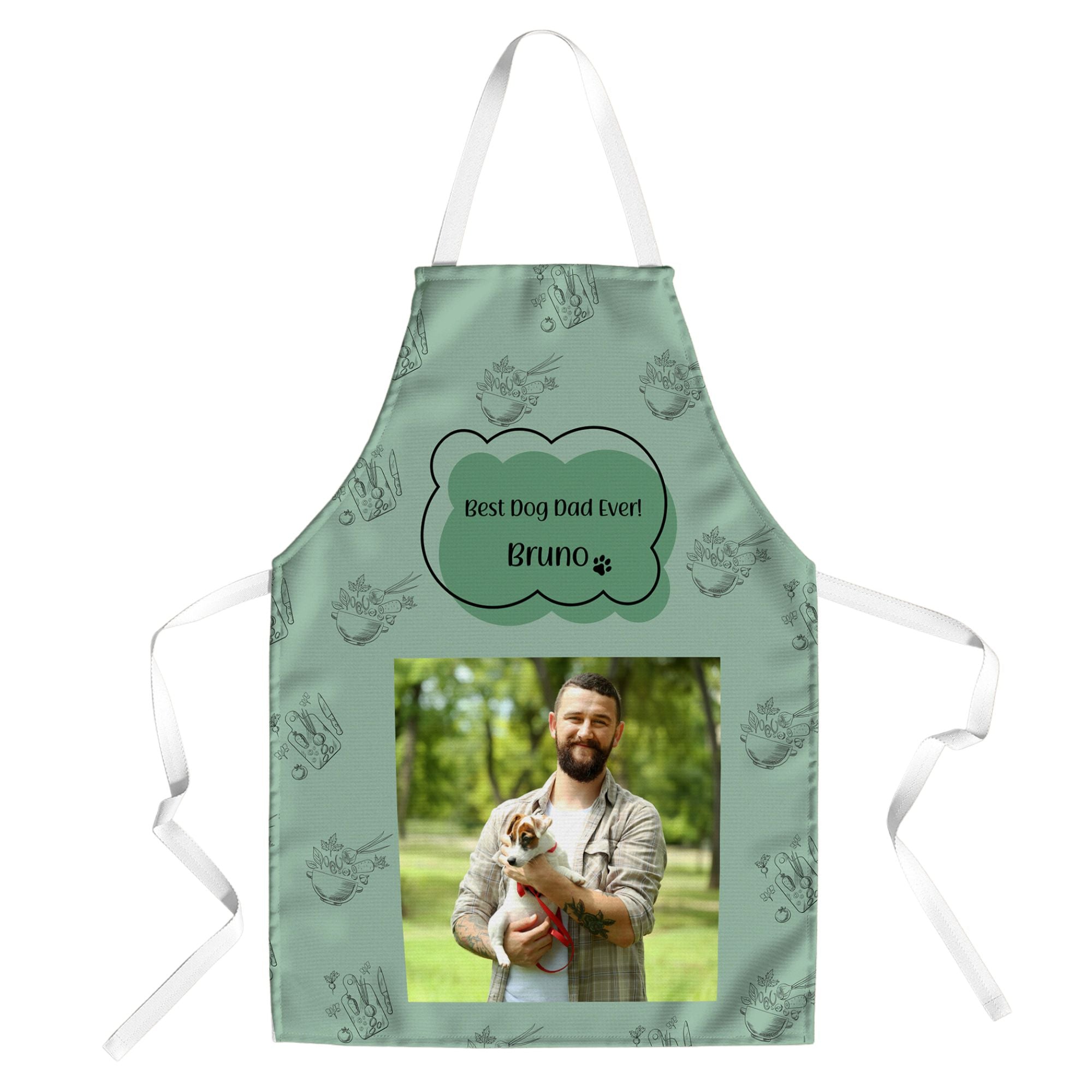 Personalised Apron-Best Dog Dad Ever - Sweetie