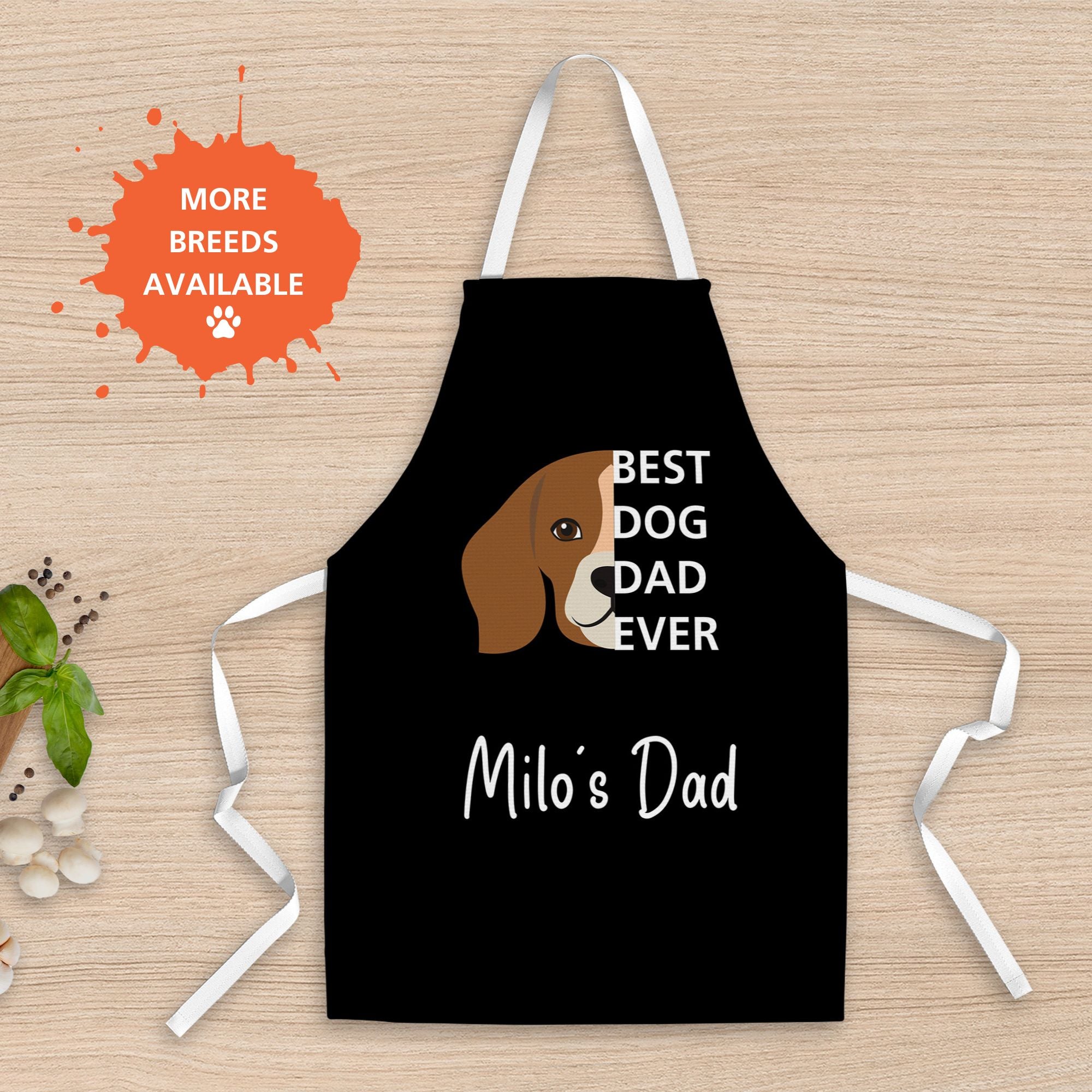 Personalised Apron-Best Dog Dad Ever - Sweetie