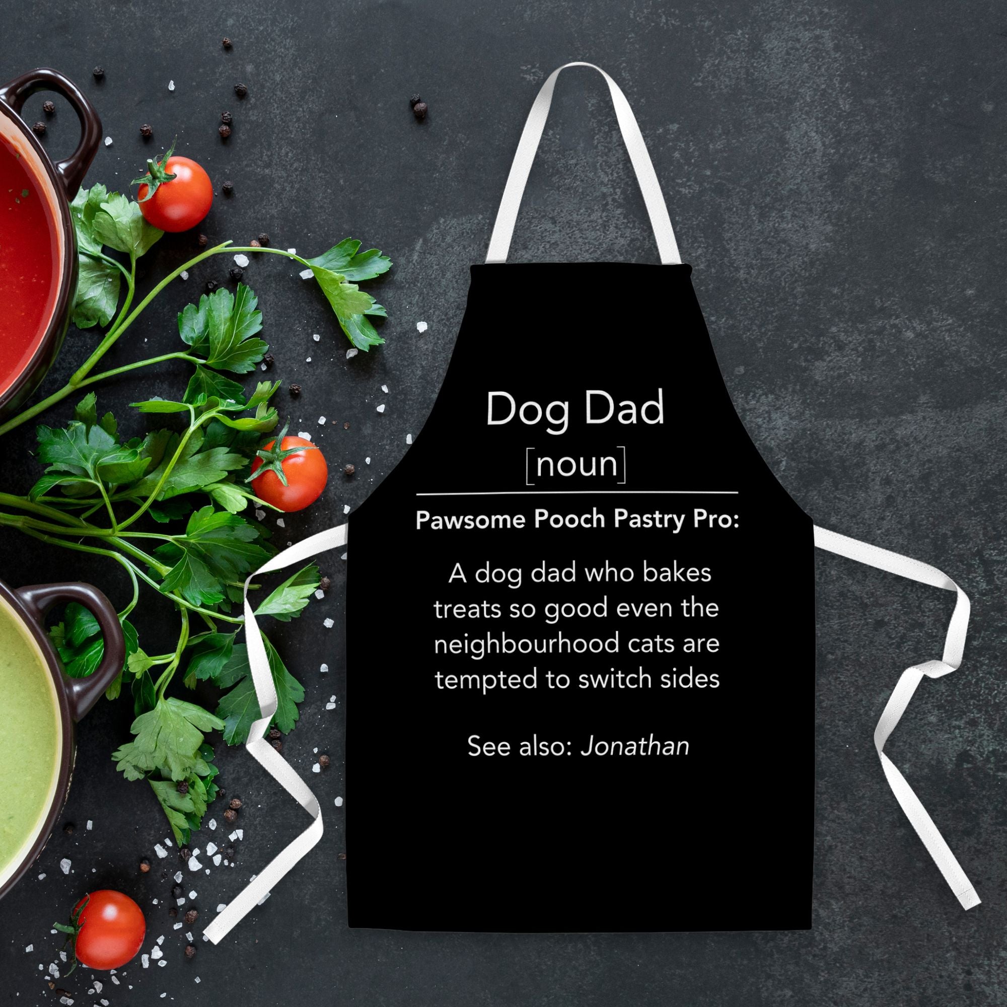 Personalised Apron Dog Dad Definition - Sweetie