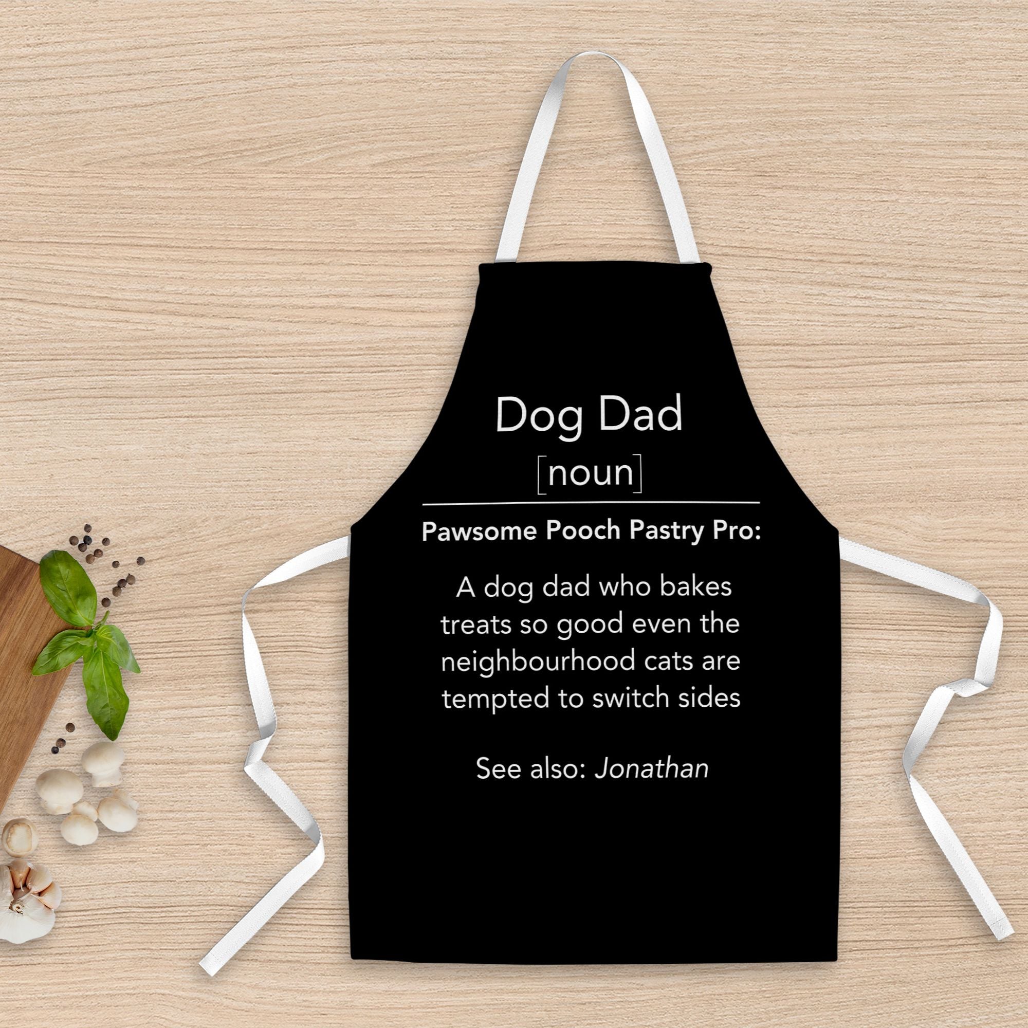 Personalised Apron Dog Dad Definition - Sweetie