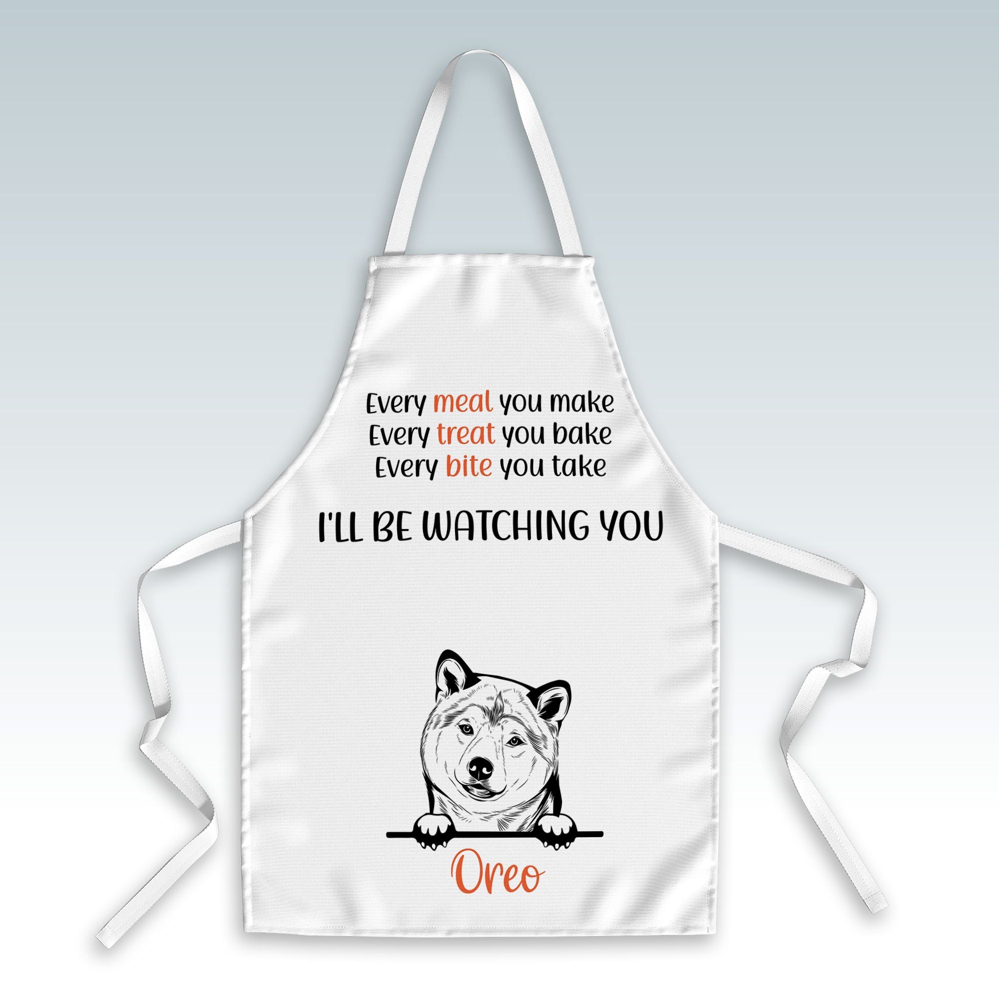 Personalised Apron - Every Meal you Make - Sweetie