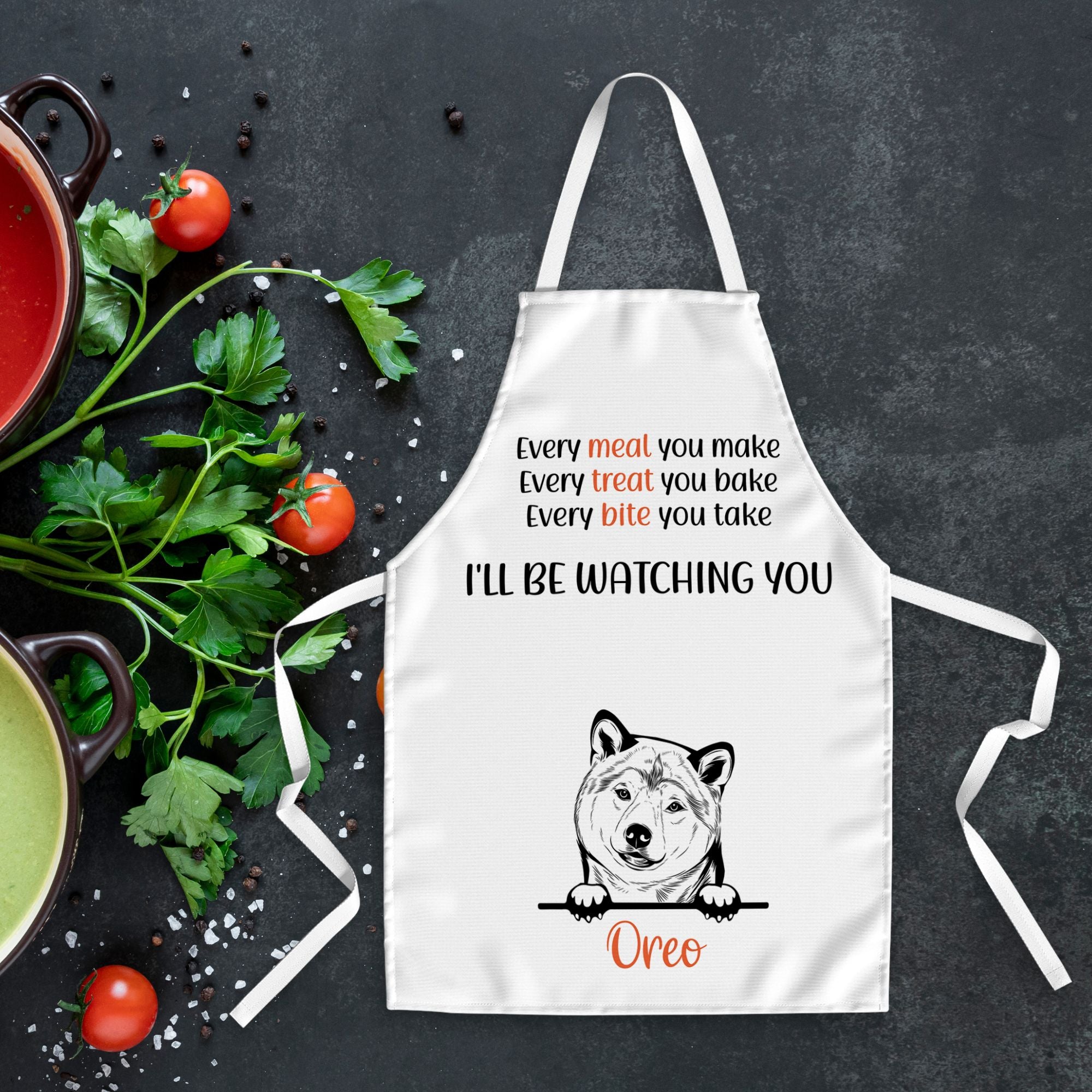 Personalised Apron - Every Meal you Make - Sweetie