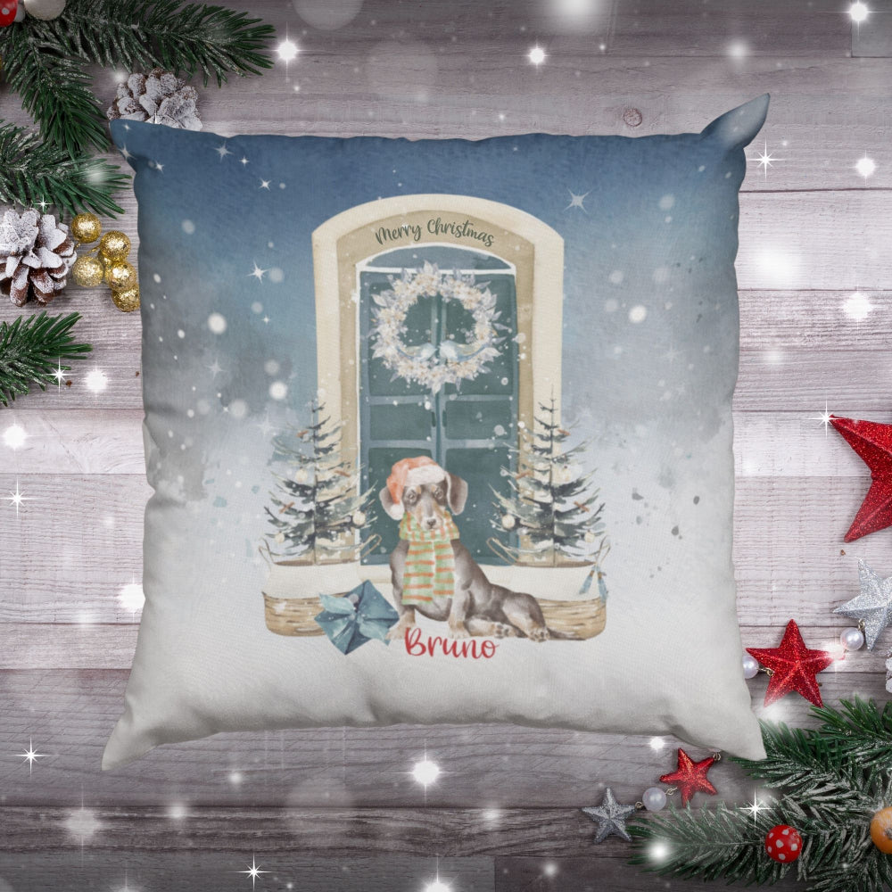 Personalised Christmas Cushion - Sweetie