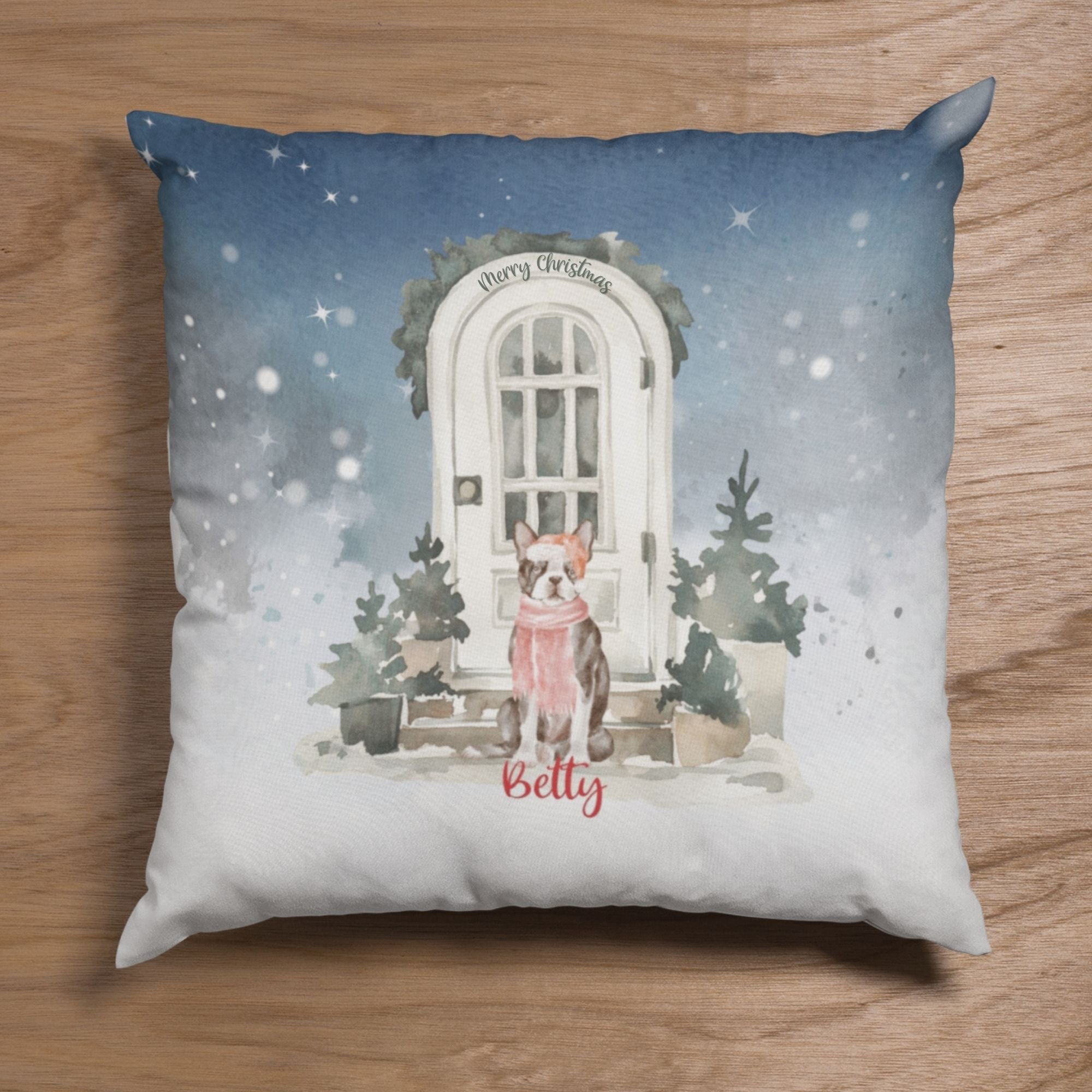 Personalised Christmas Cushion - Sweetie
