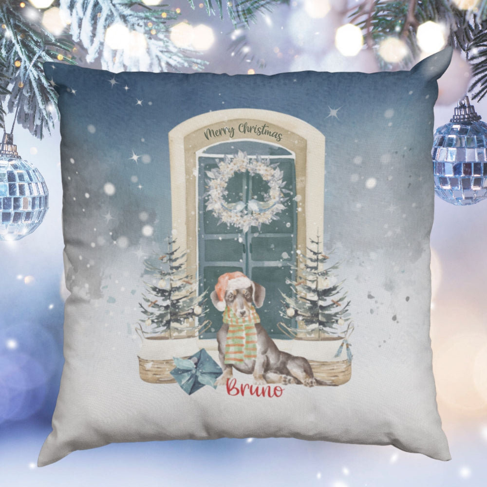 Personalised Christmas Cushion - Sweetie