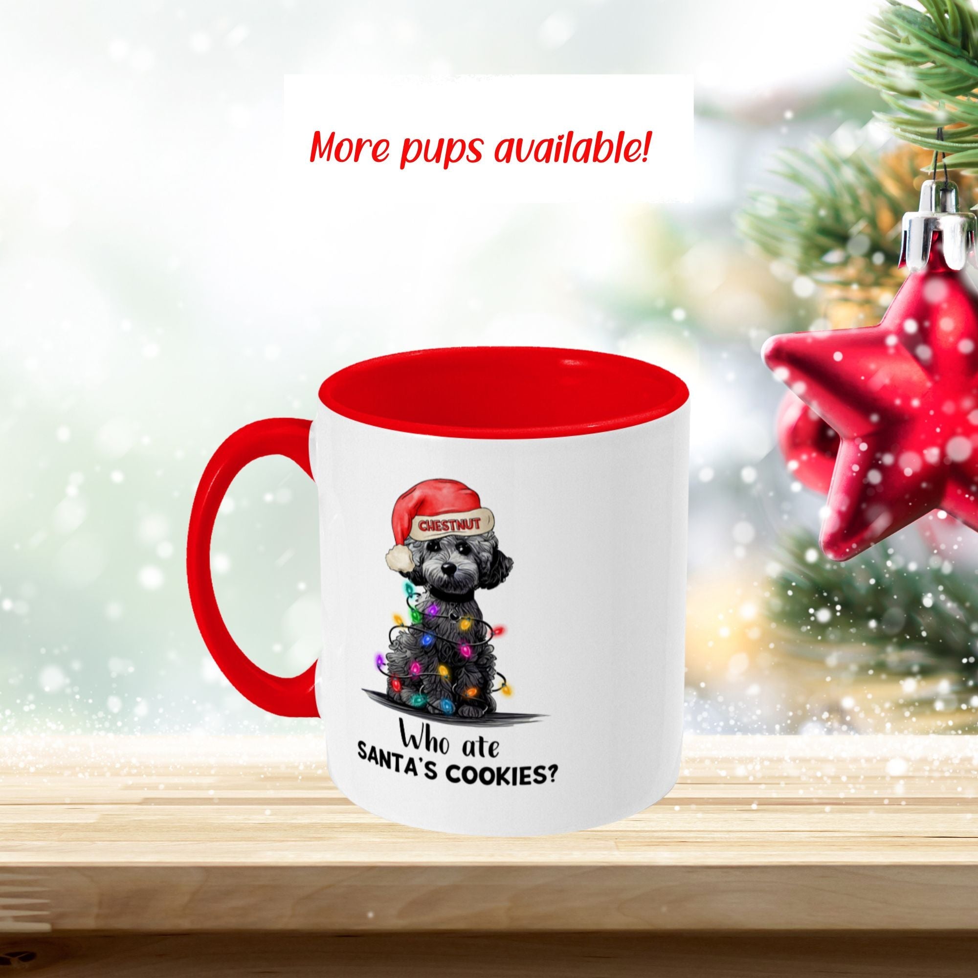 Personalised Christmas Mug SANTA'S COOKIES - Sweetie