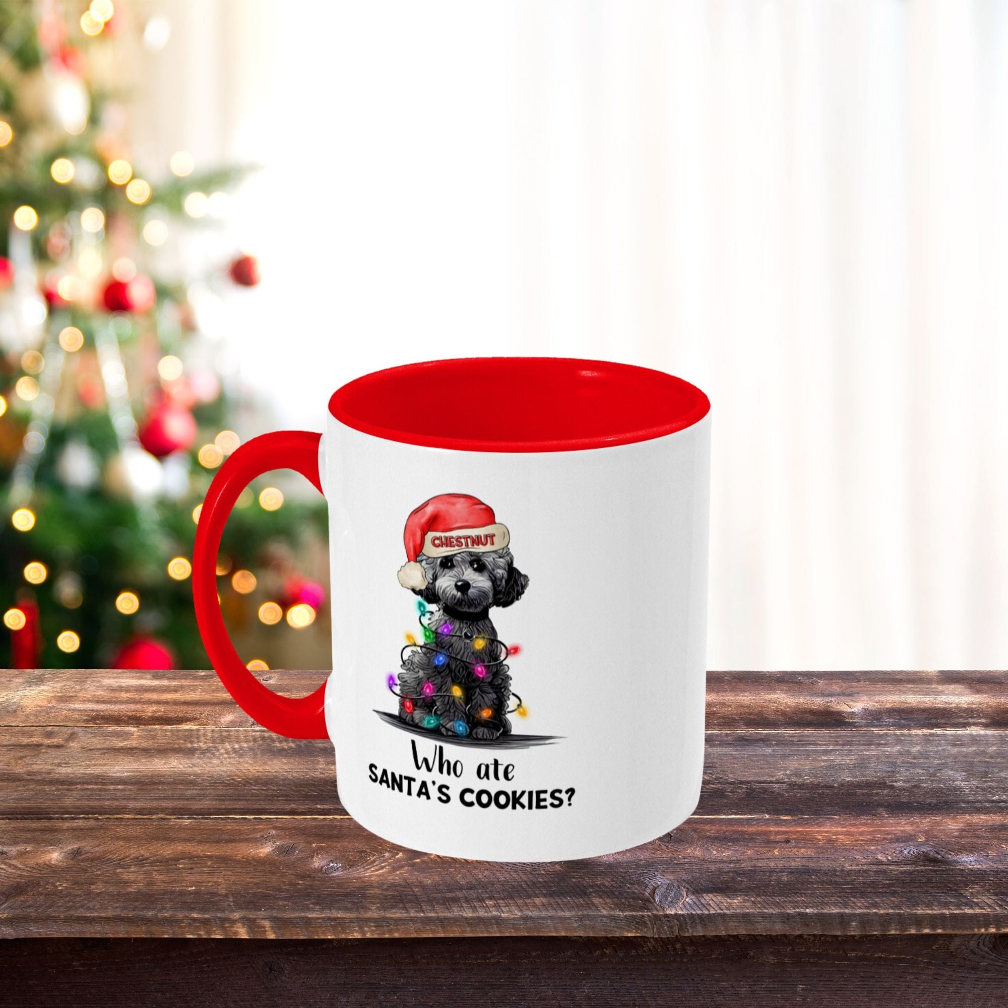 Personalised Christmas Mug SANTA'S COOKIES - Sweetie