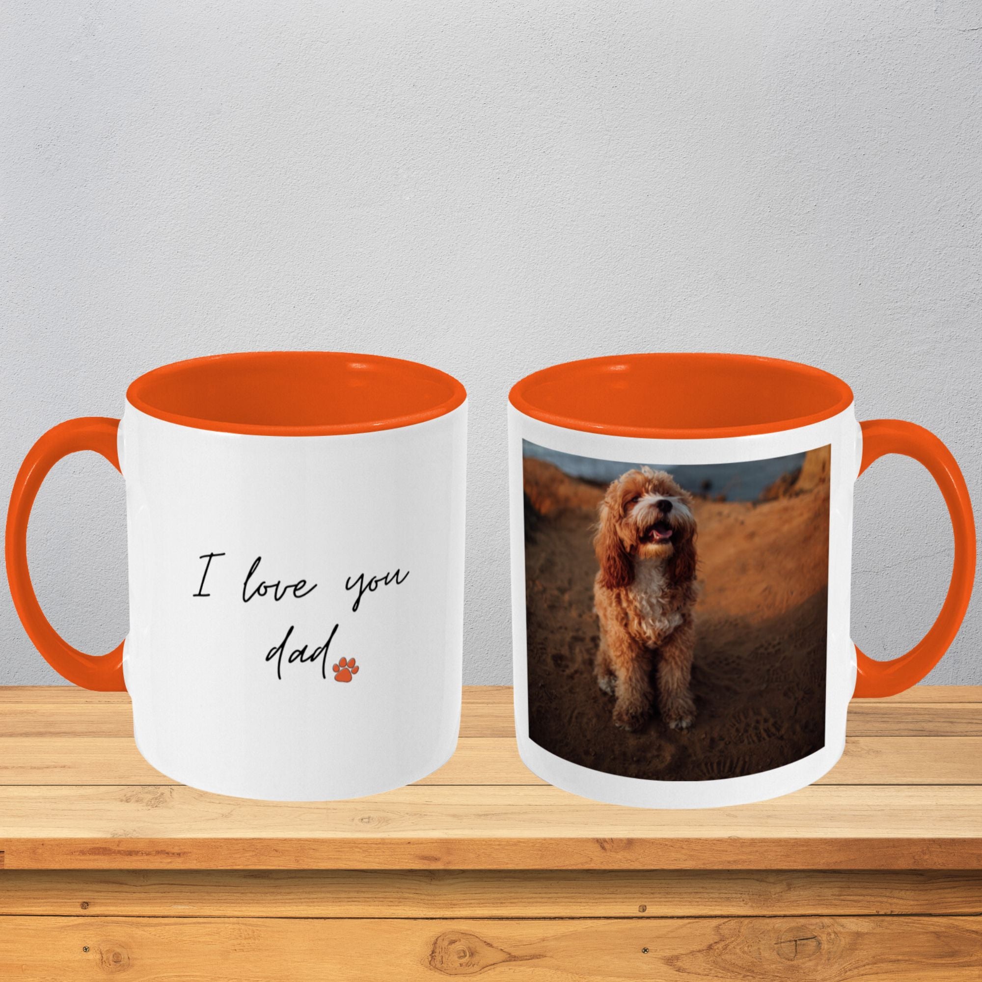 Personalised Dog Dad Mug with Photo - Sweetie