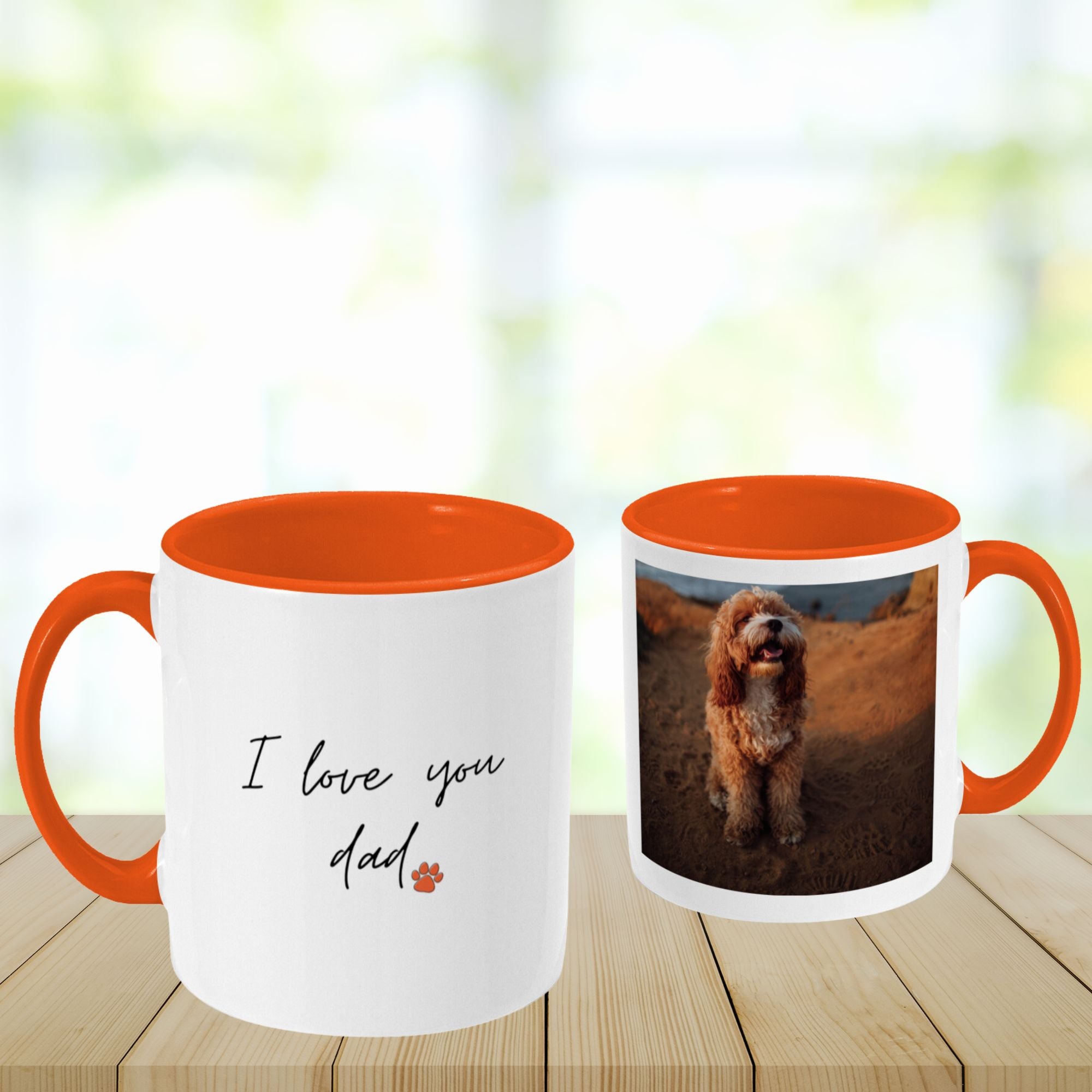 Personalised Dog Dad Mug with Photo - Sweetie