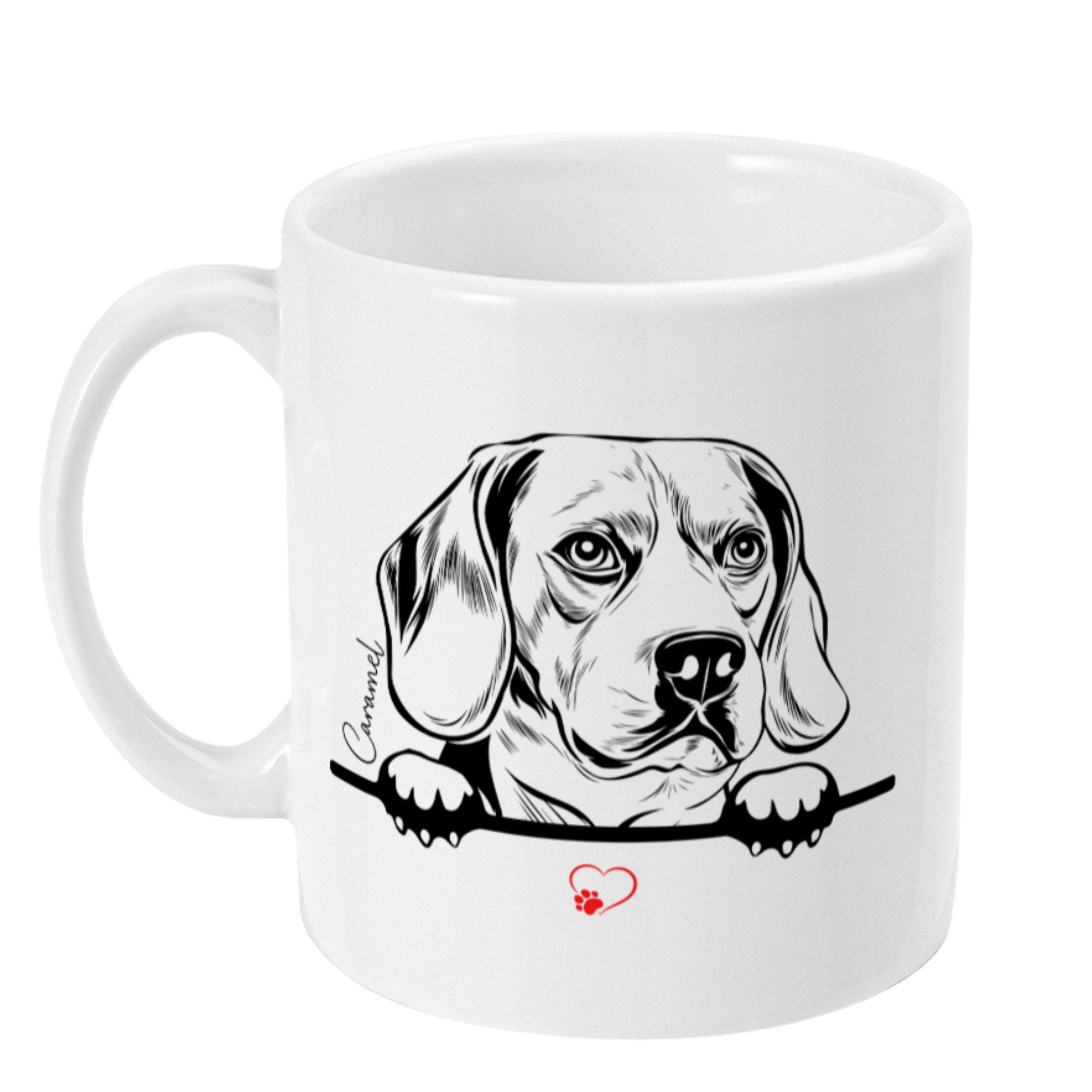 Personalised Dog Name 11oz Ceramic Mug - Sweetie