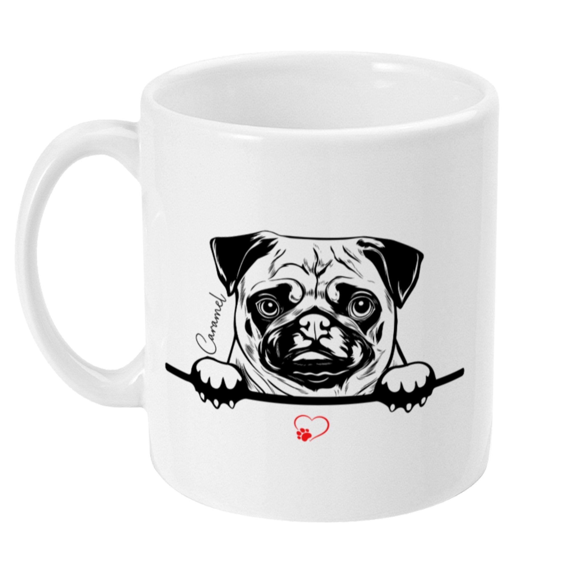 Personalised Dog Name 11oz Ceramic Mug - Sweetie