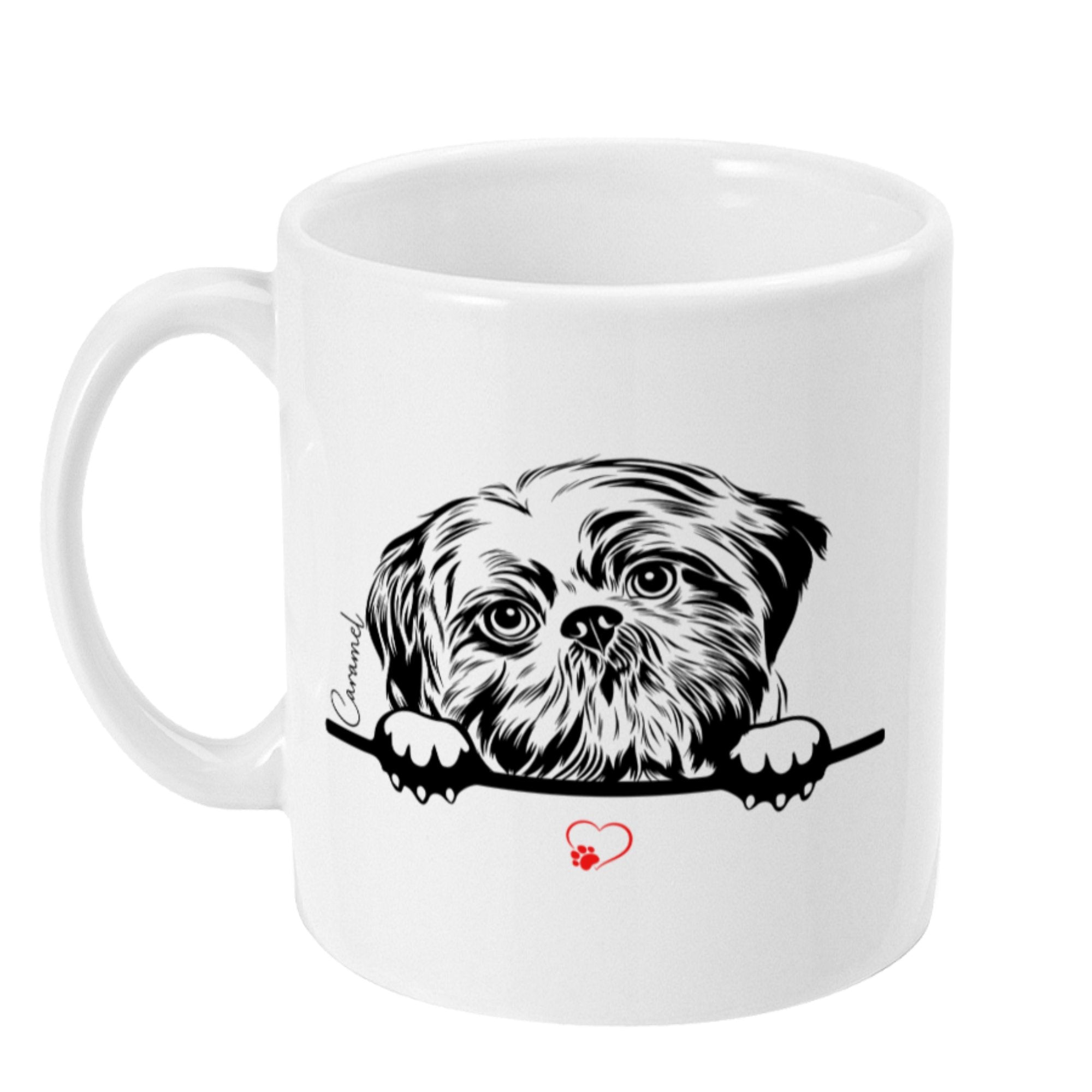 Personalised Dog Name 11oz Ceramic Mug - Sweetie