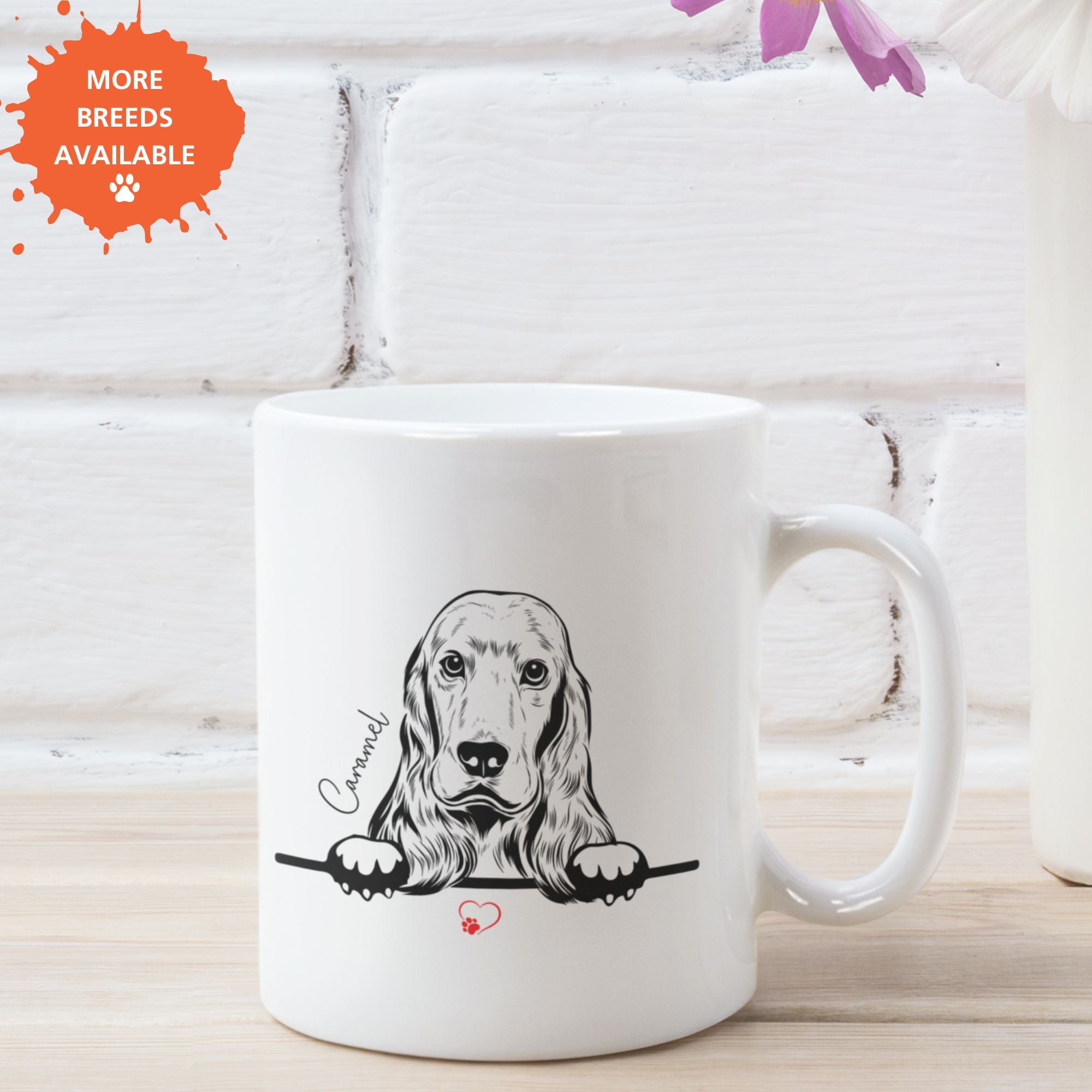 Personalised Dog Name 11oz Ceramic Mug - Sweetie