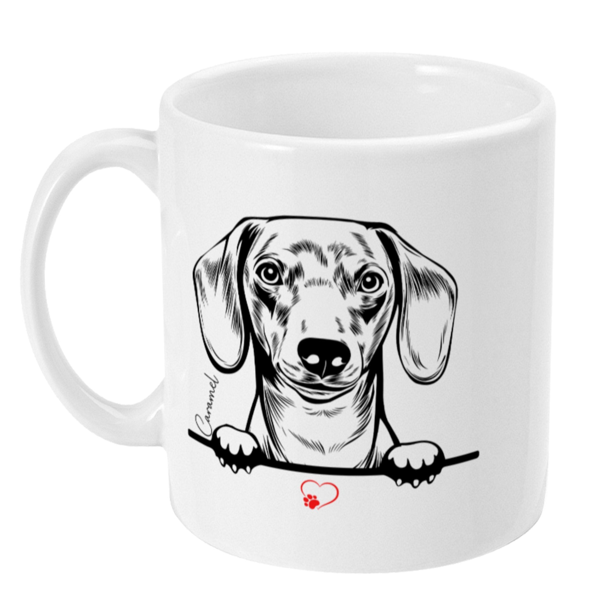 Personalised Dog Name 11oz Ceramic Mug - Sweetie