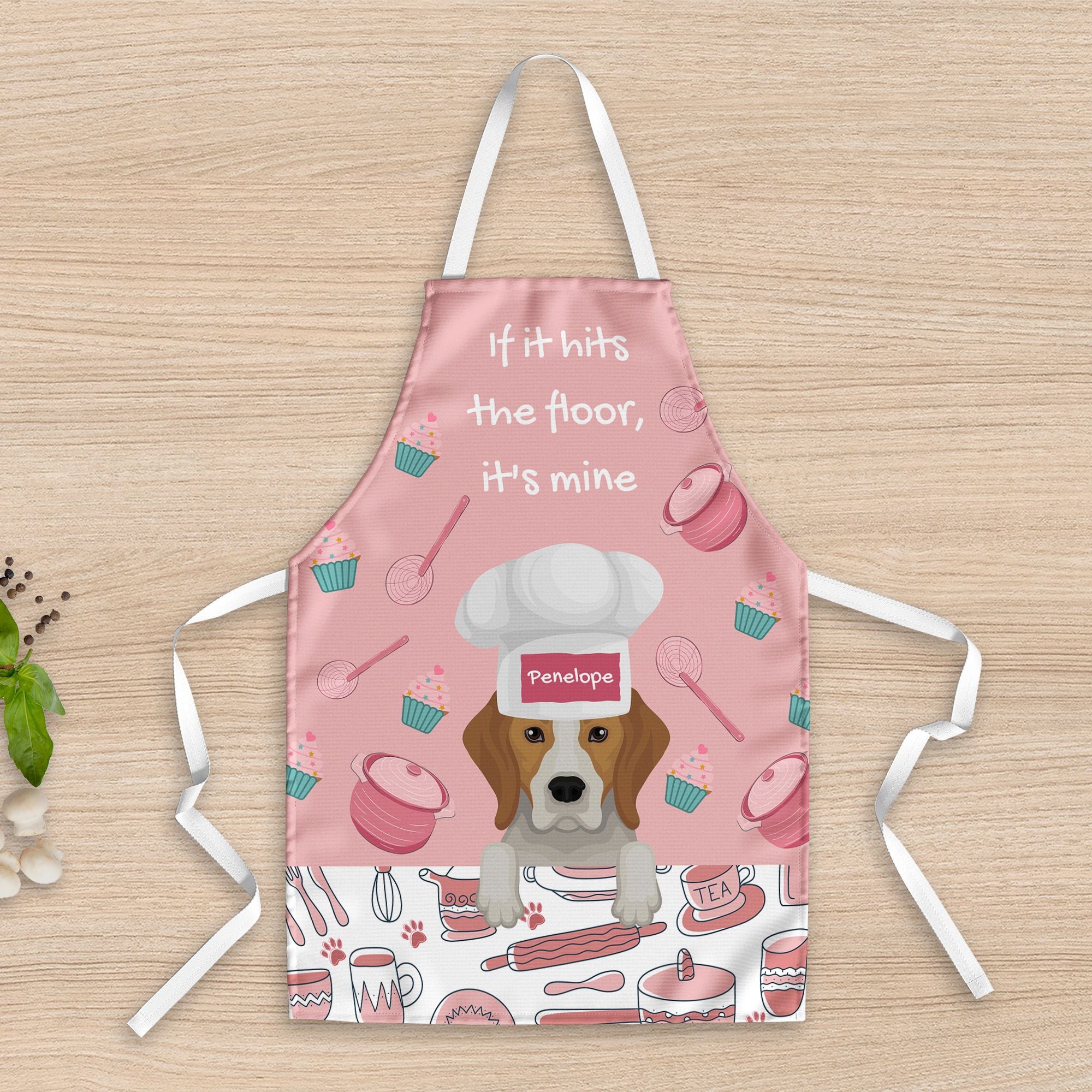 Personalised Dog Name Apron Funny Gift - Sweetie