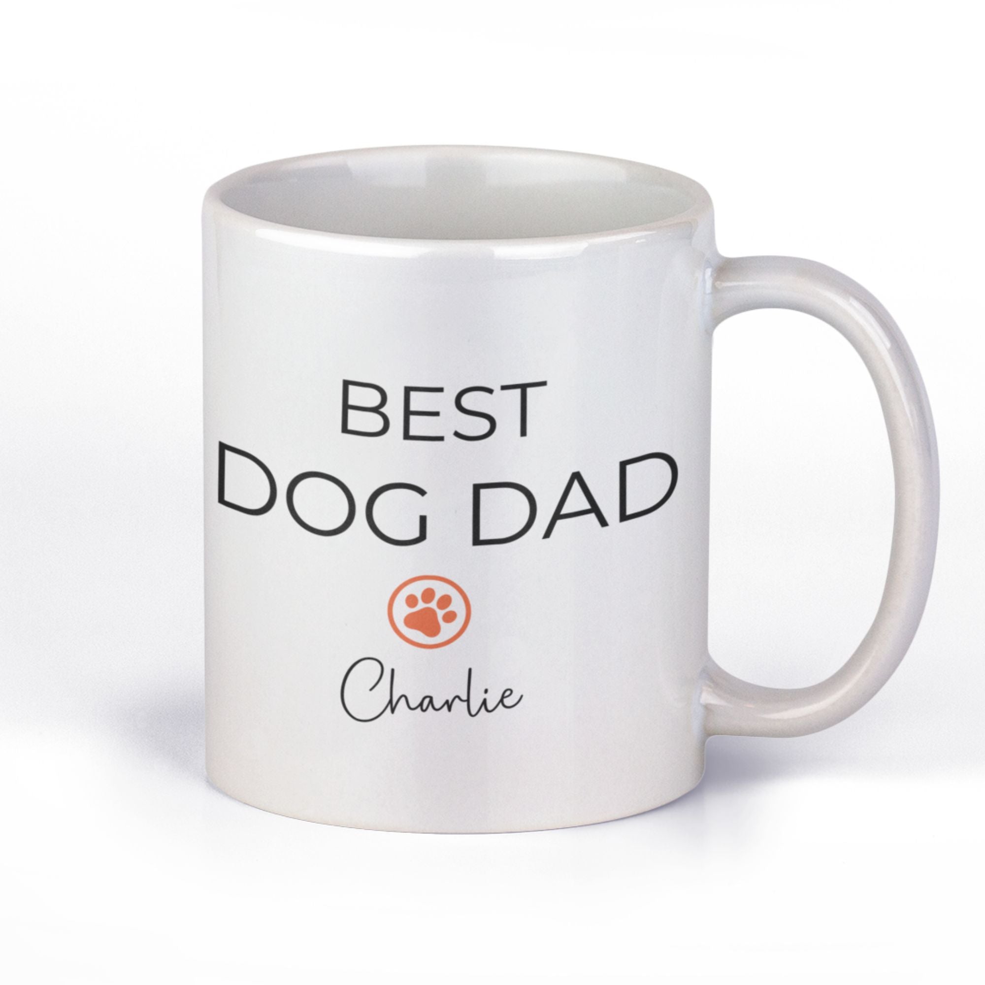 Personalised Mug Best Dog Dad & Dog Name - Sweetie