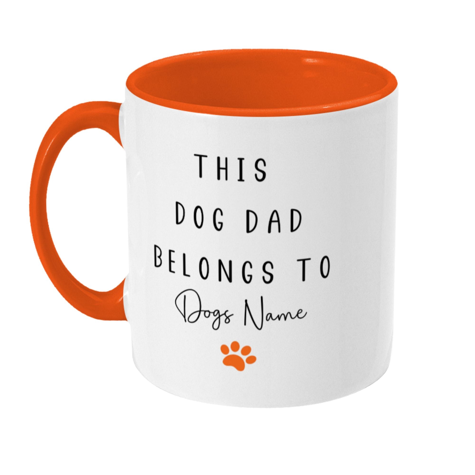 Personalised Mug Dog Dad Belongs To - Sweetie