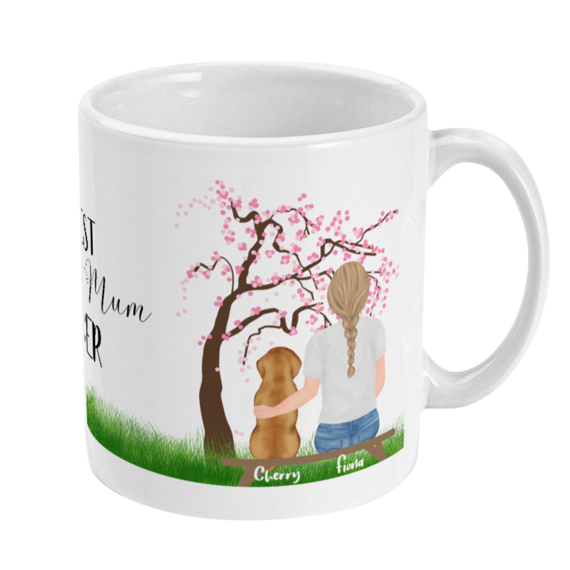 Personalised Mug Mum & Dog Name Best Gift - Sweetie