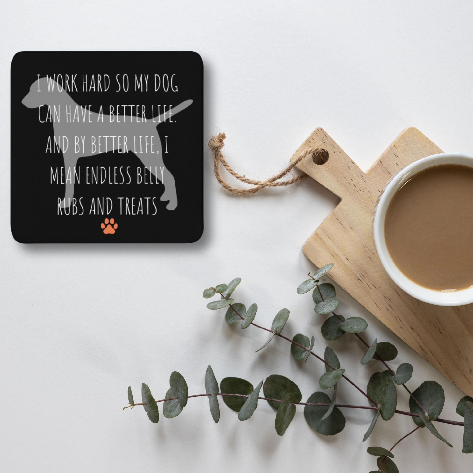 Set of 4 Coasters Dog Lover Funny Gift - Sweetie