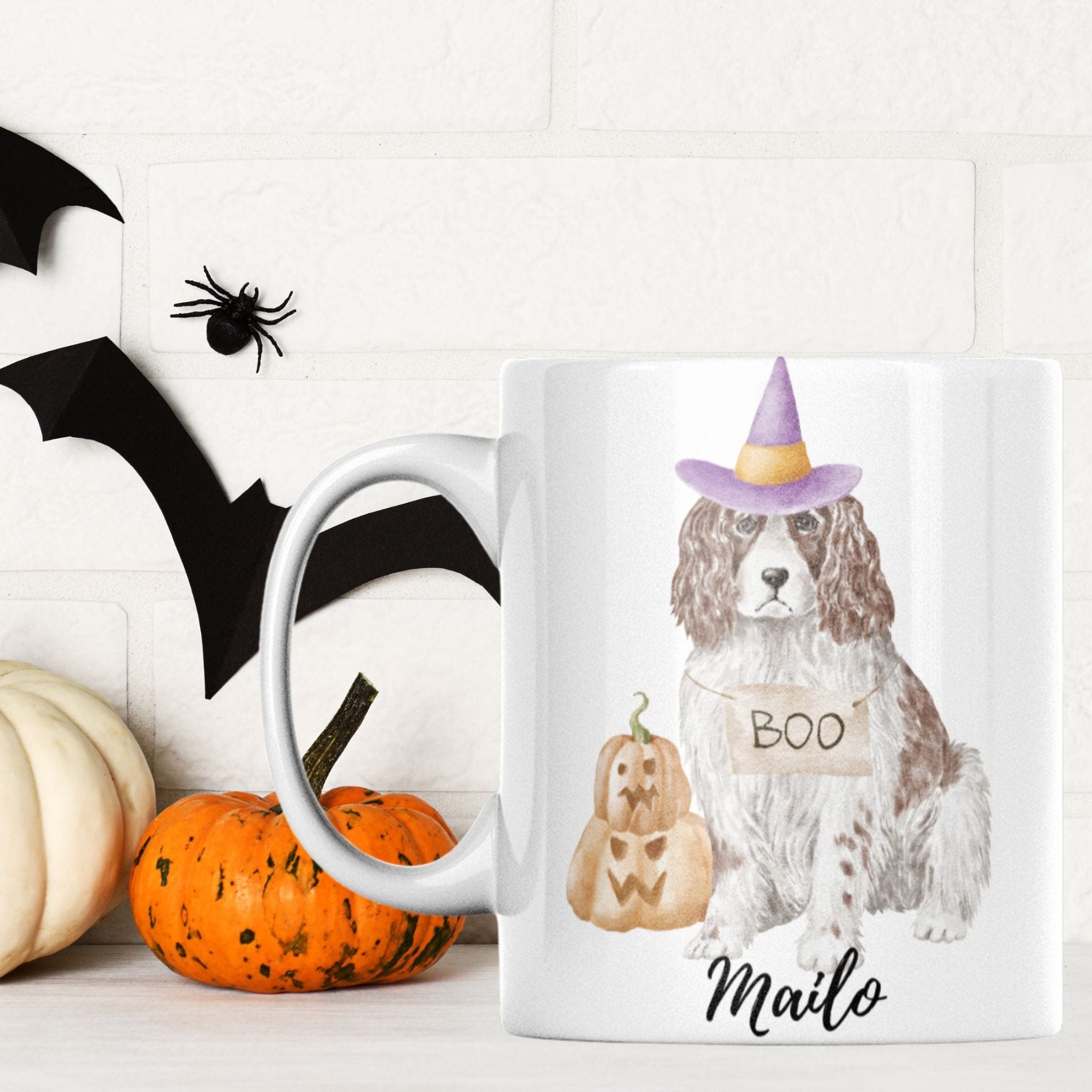 Spooktacular Pup Personalised Mug - Sweetie